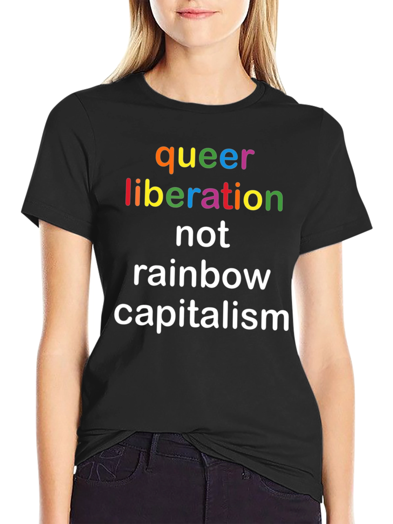 Queer Liberation T-Shirt Rainbow Pride Tee