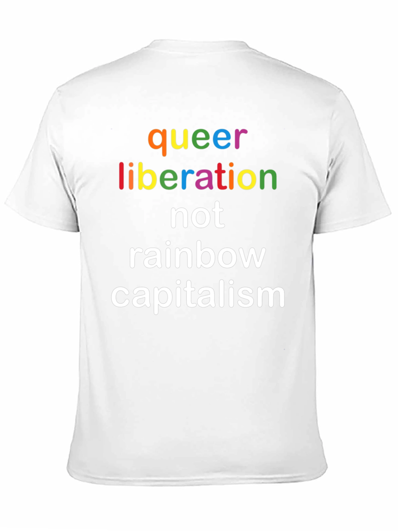 Queer Liberation T-Shirt Rainbow Pride Tee