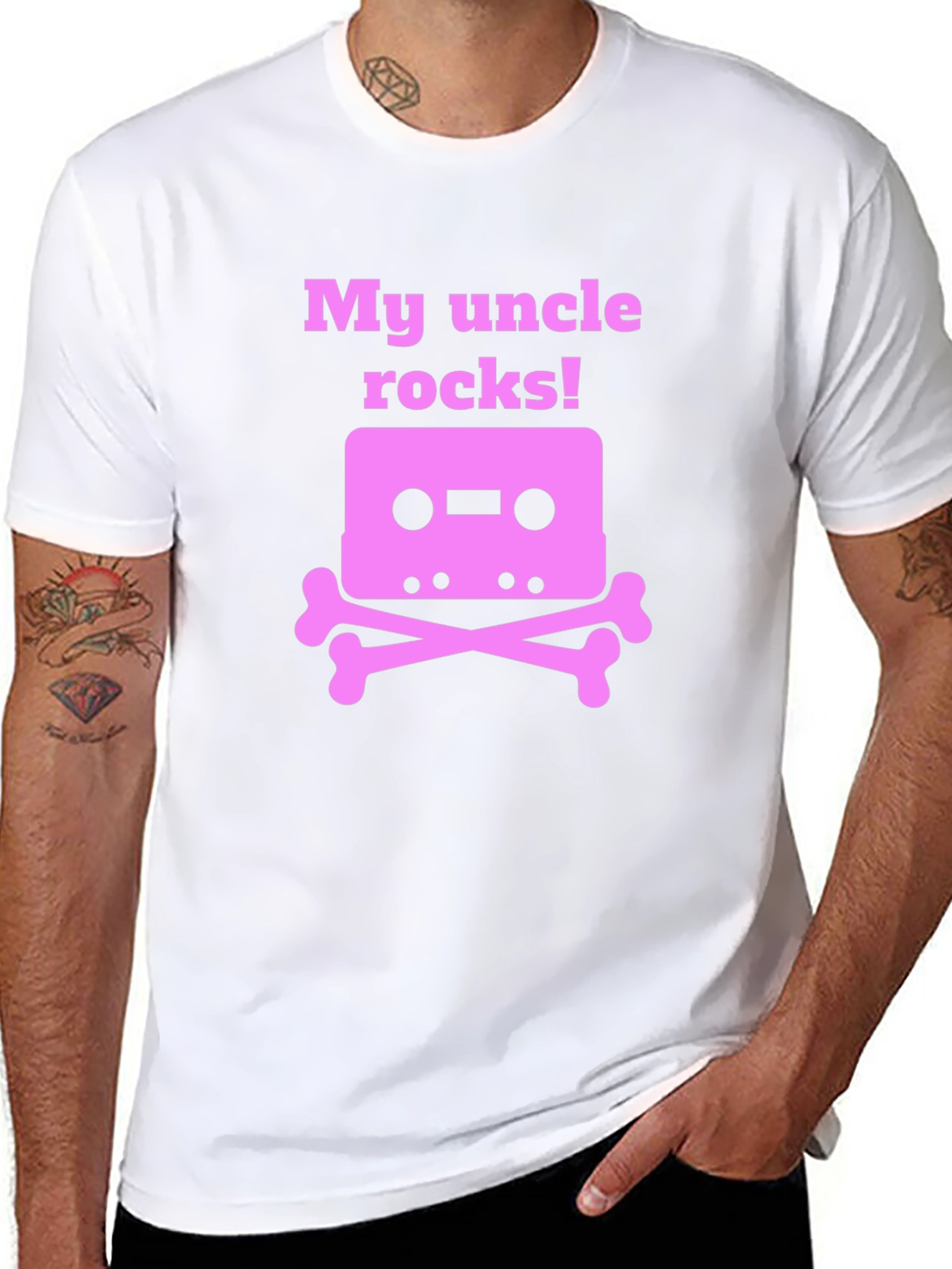 My Uncle Rocks! Cassette Tape T-Shirt