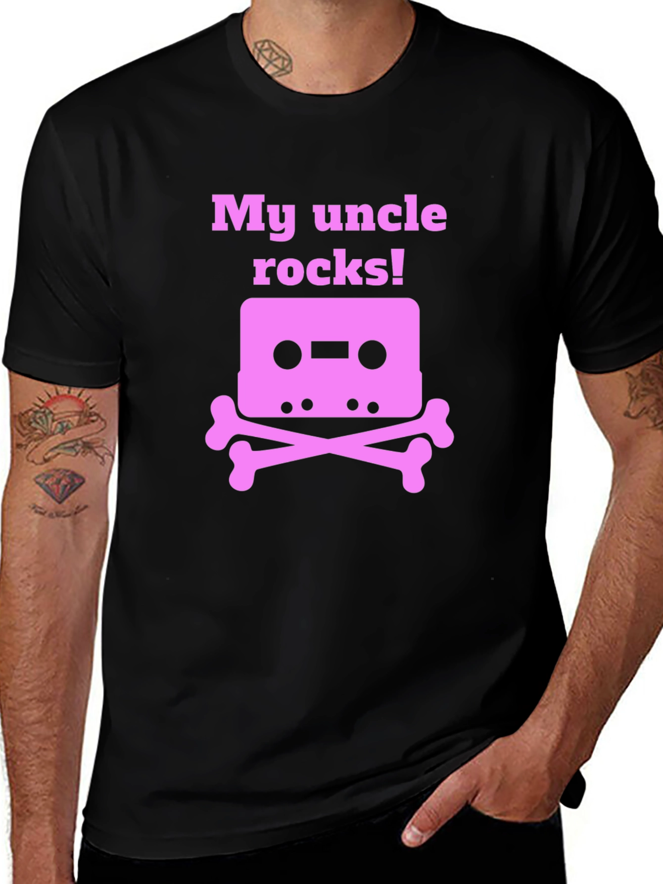 My Uncle Rocks! Cassette Tape T-Shirt