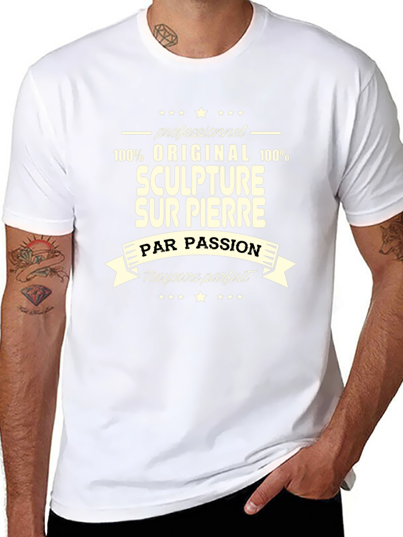 Sculpture Sur Pierre T-Shirt - Passion & Perfection