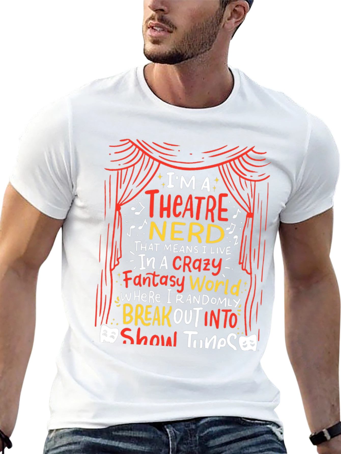 Theatre Nerd T-Shirt: Crazy Fantasy World Tee
