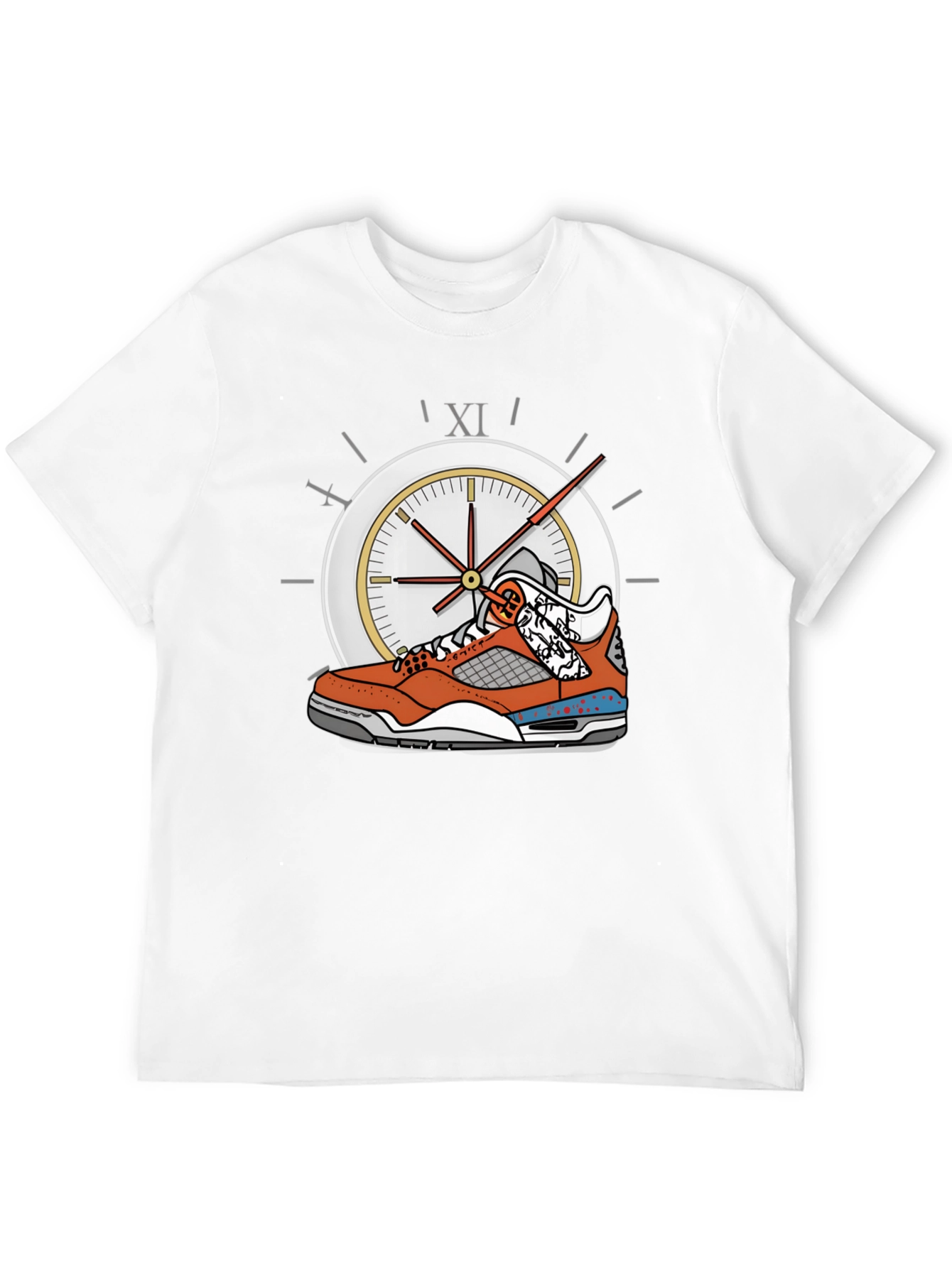Sneaker Clock Graphic T-Shirt