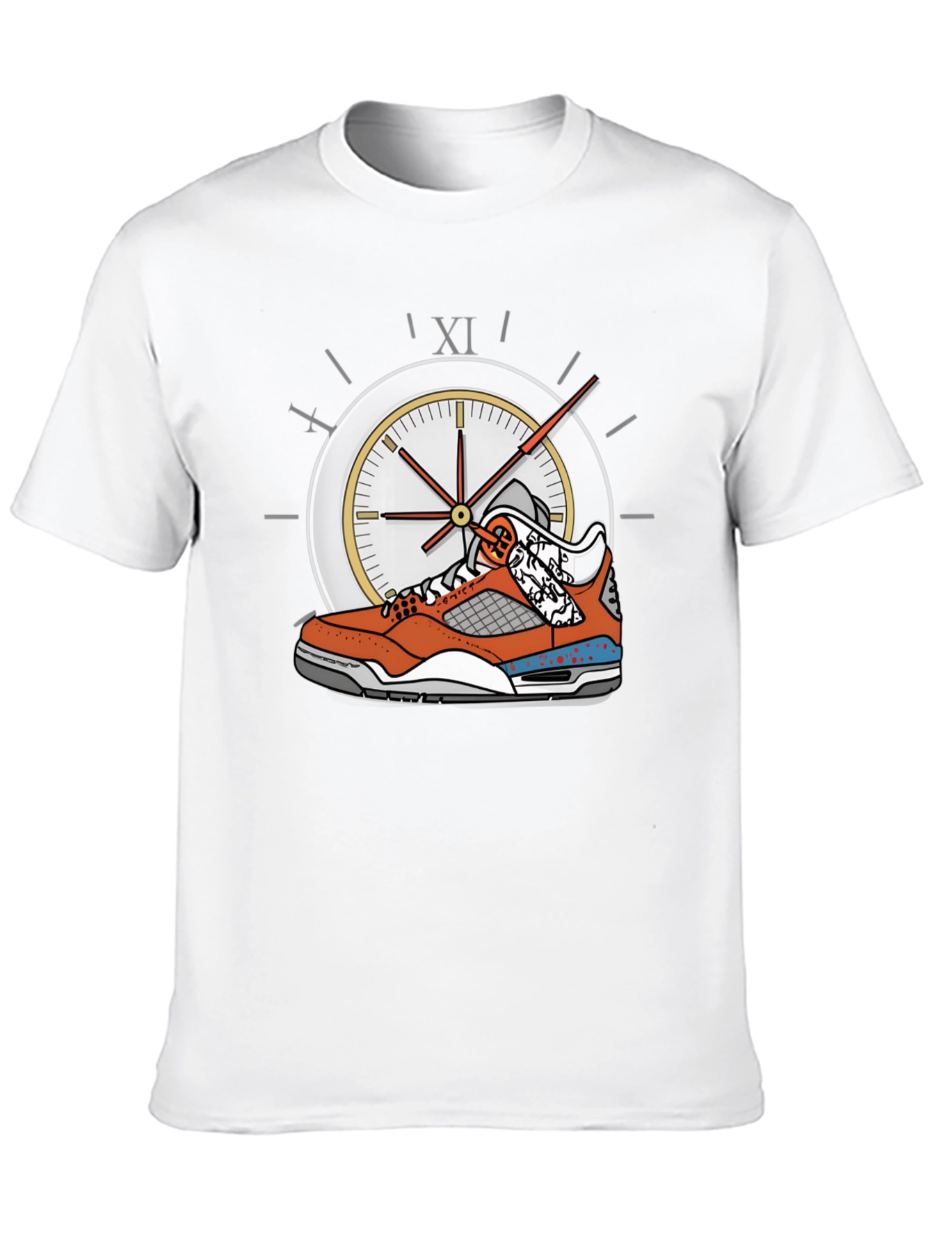Sneaker Clock Graphic T-Shirt