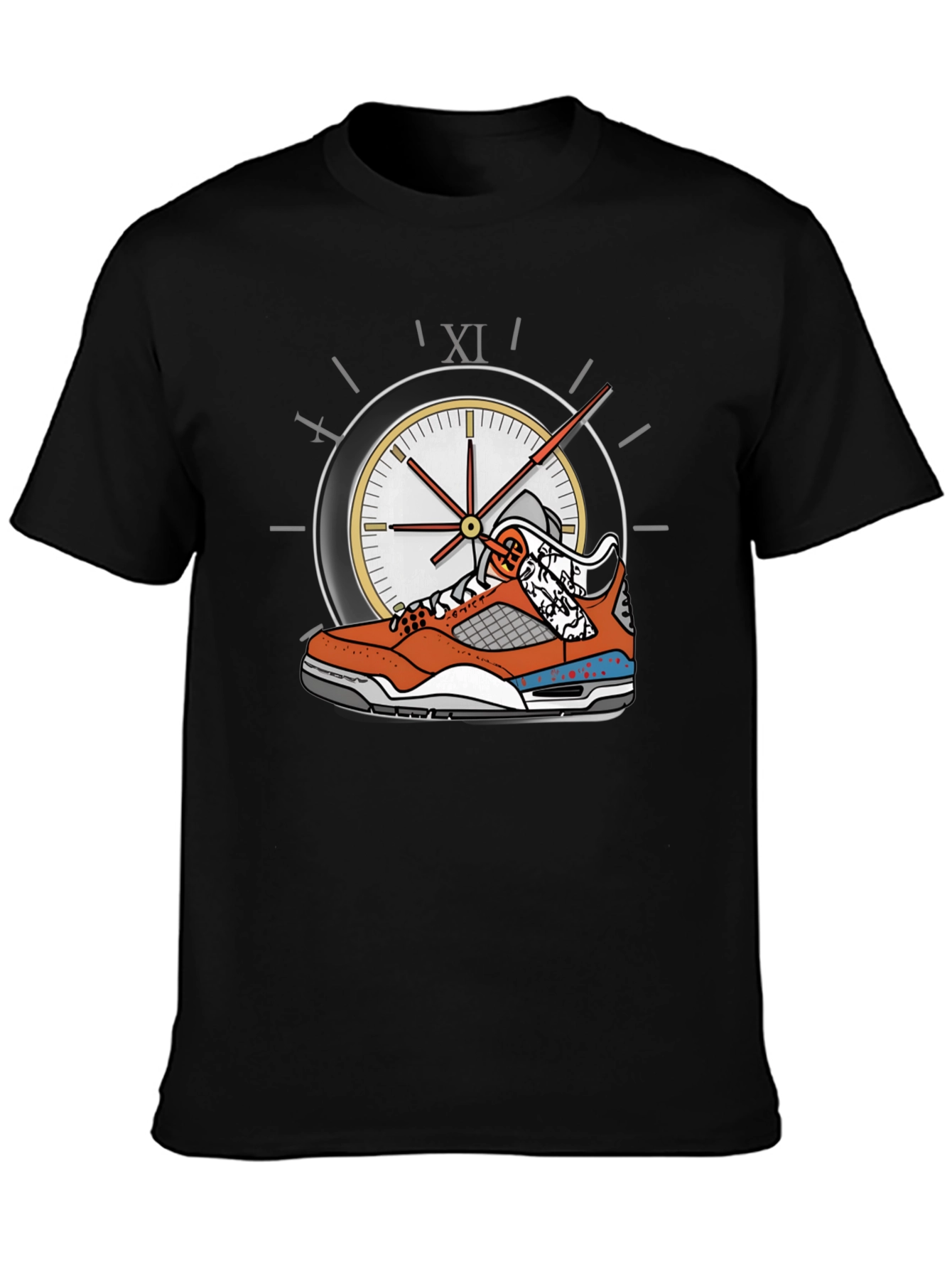 Sneaker Clock Graphic T-Shirt