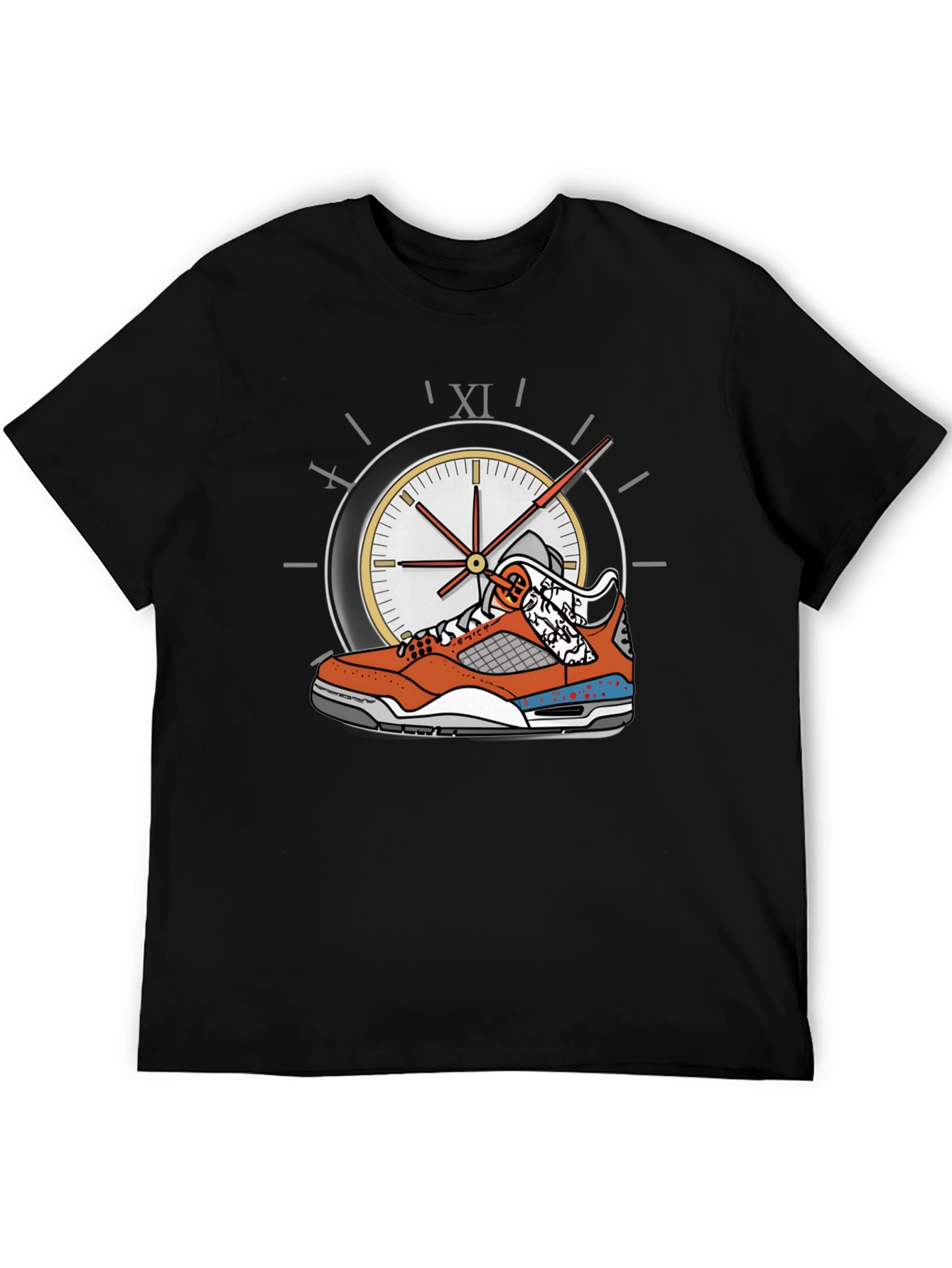 Sneaker Clock Graphic T-Shirt