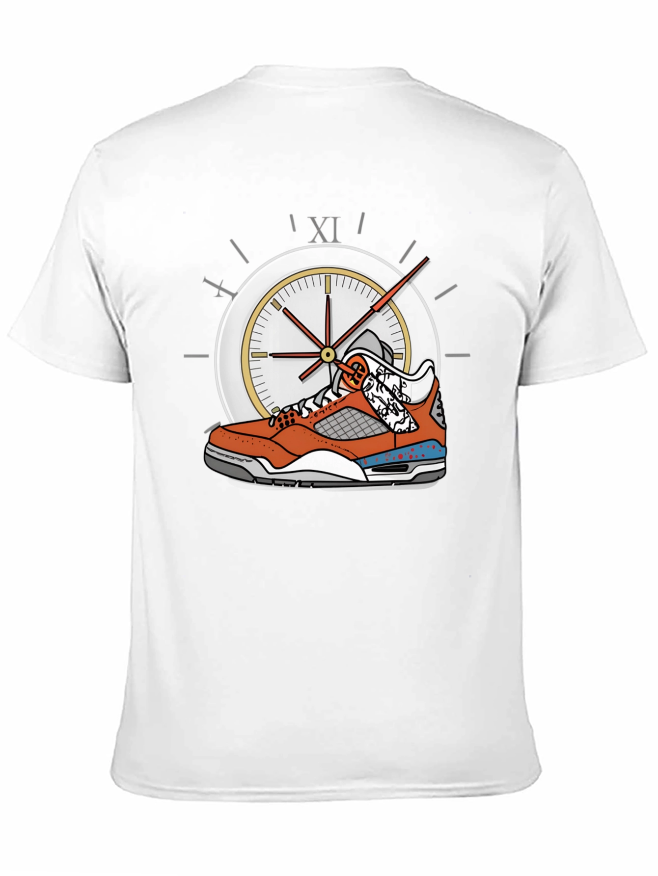 Sneaker Clock Graphic T-Shirt