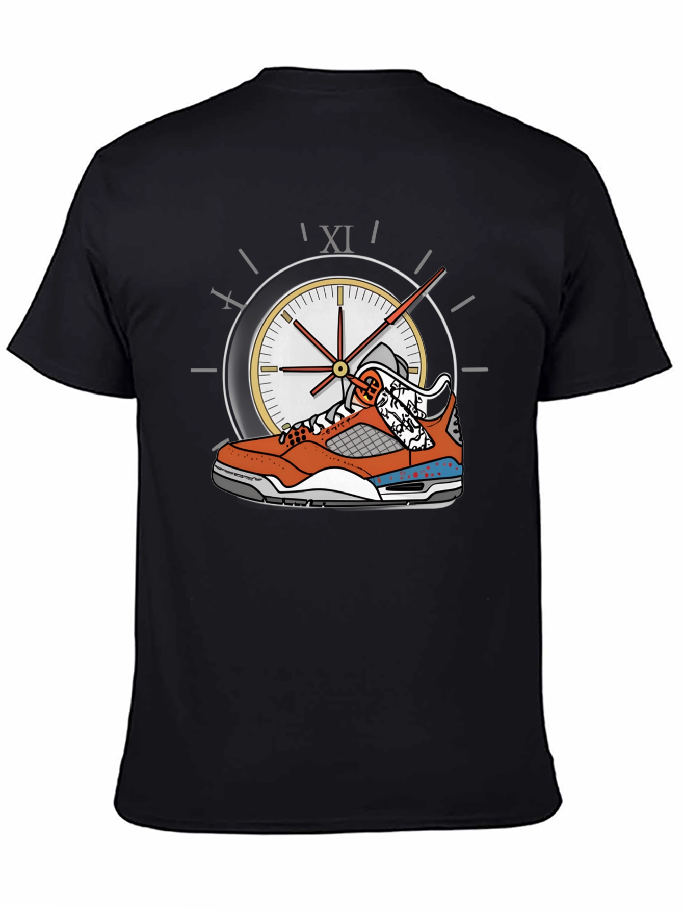 Sneaker Clock Graphic T-Shirt