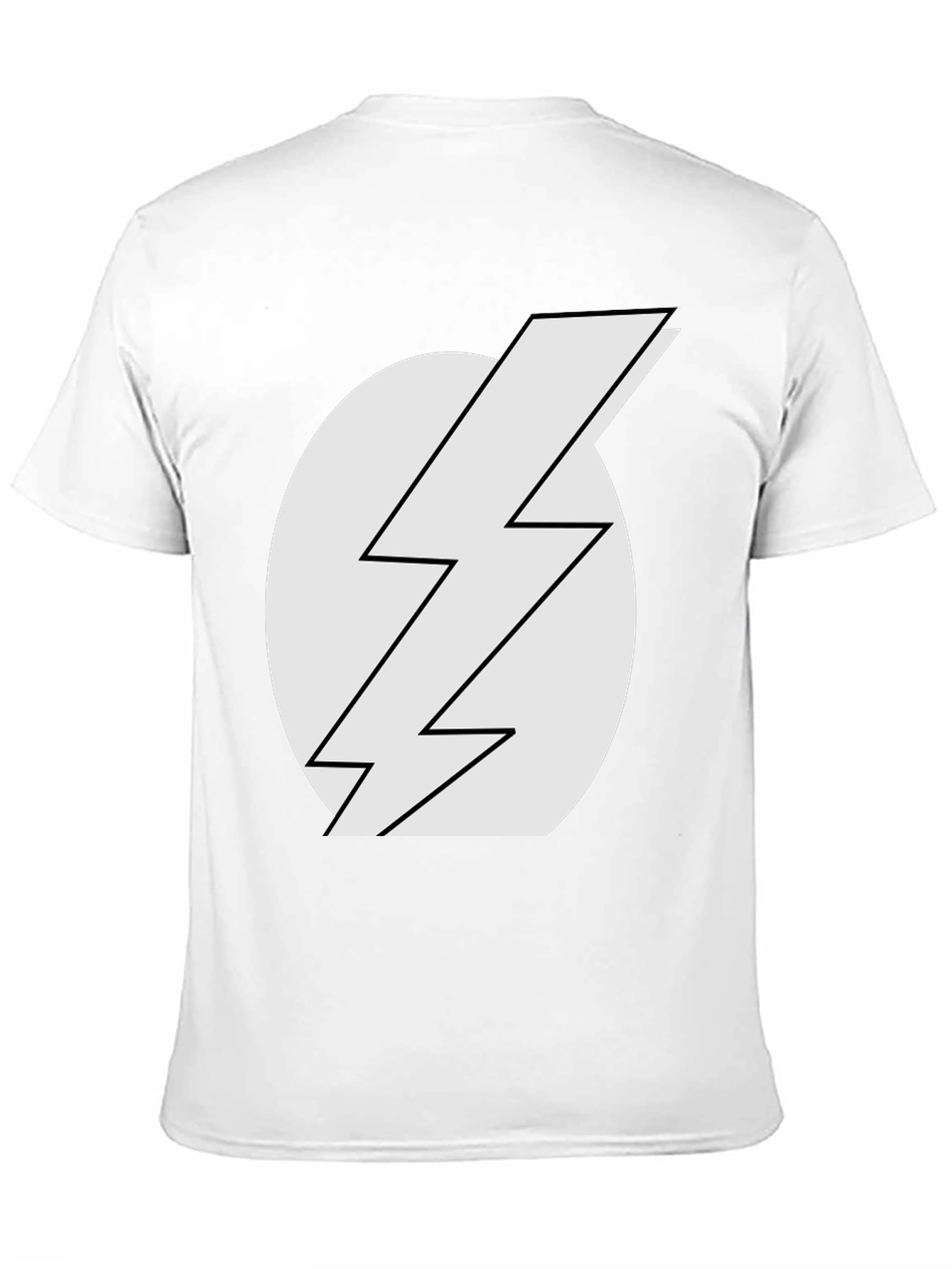 Lightning Bolt T-Shirt - Classic Black Tee