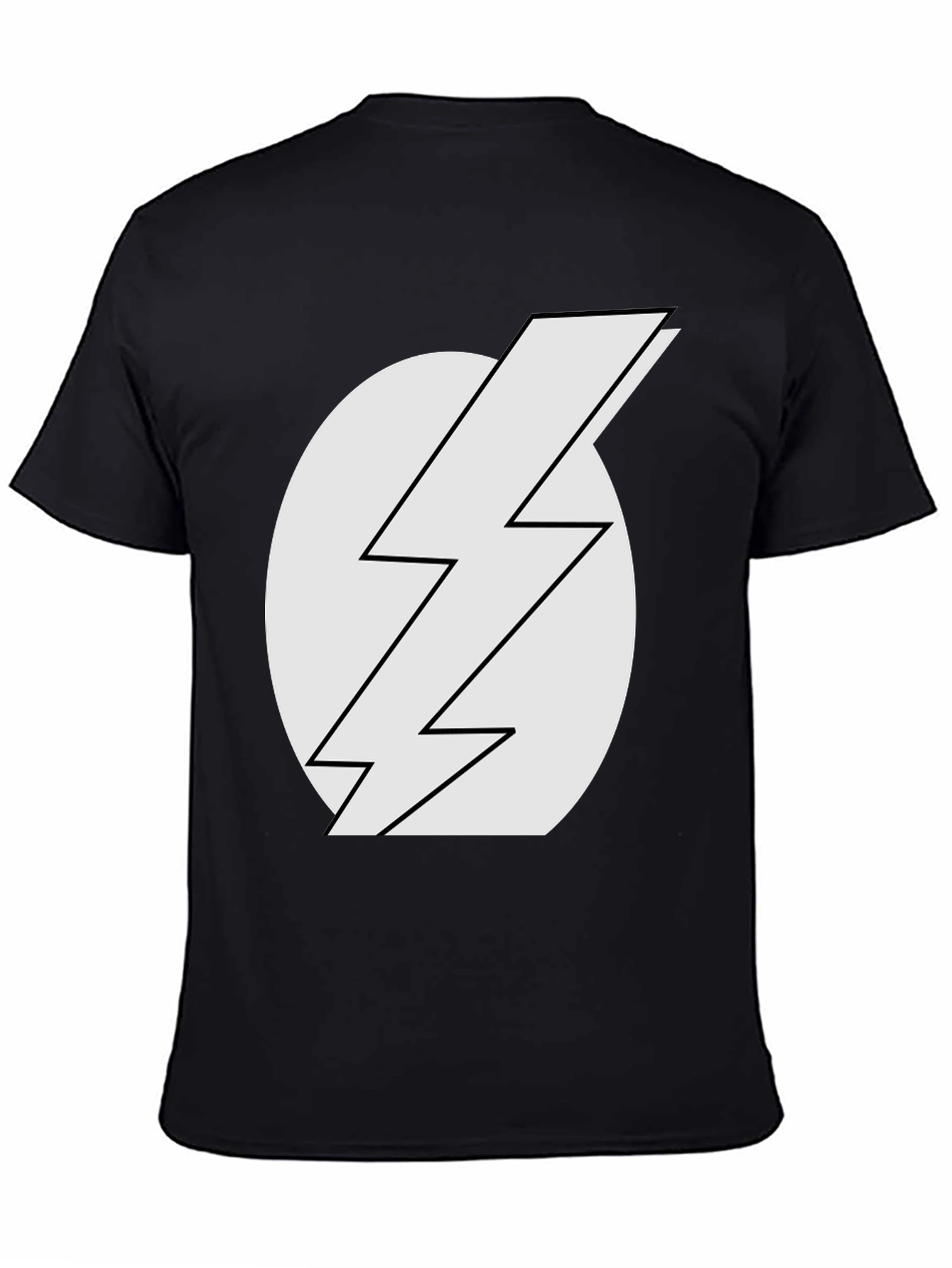 Lightning Bolt T-Shirt - Classic Black Tee