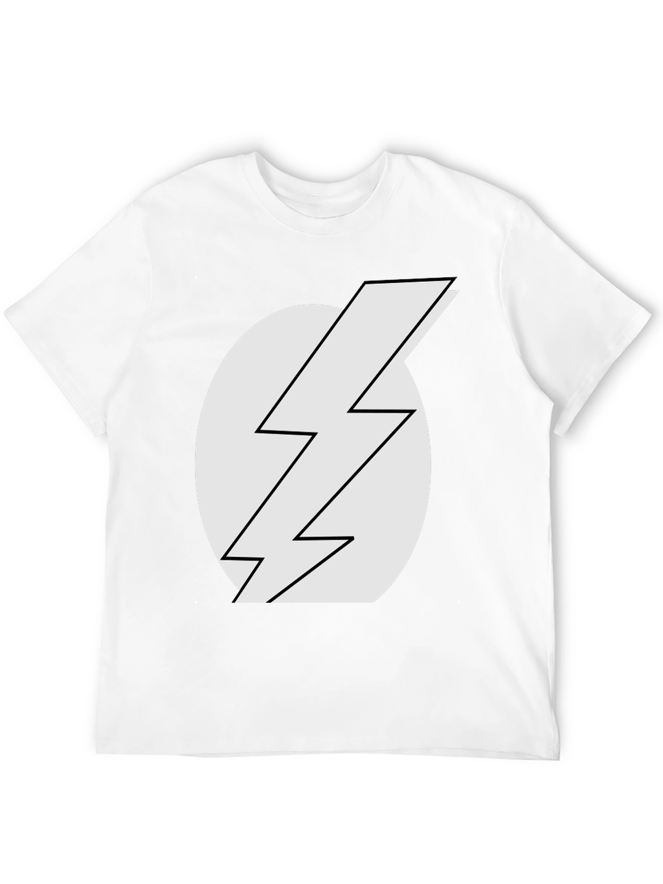 Lightning Bolt T-Shirt - Classic Black Tee