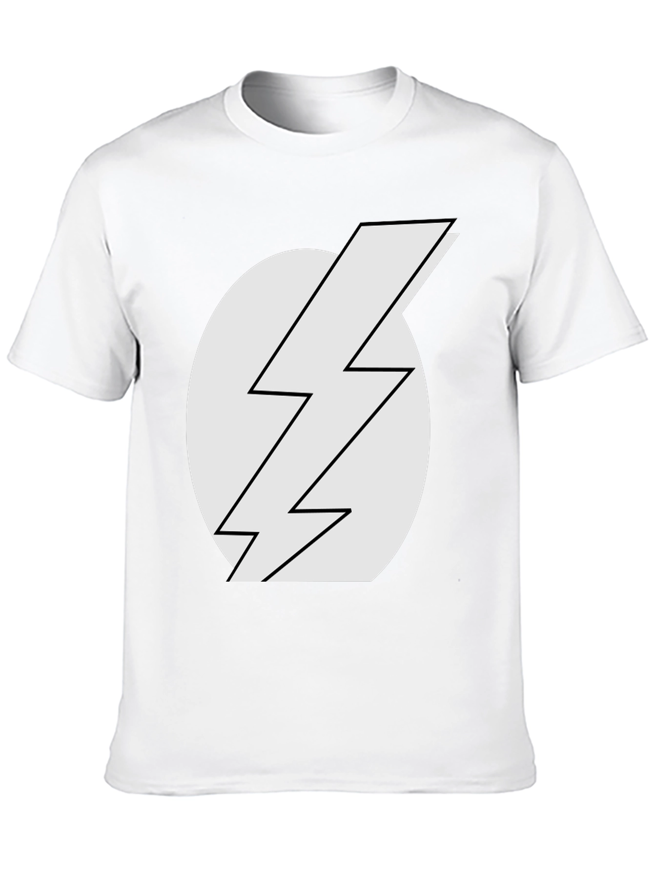 Lightning Bolt T-Shirt - Classic Black Tee