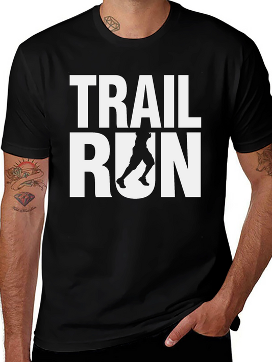 Trail Run Graphic Tee - Black