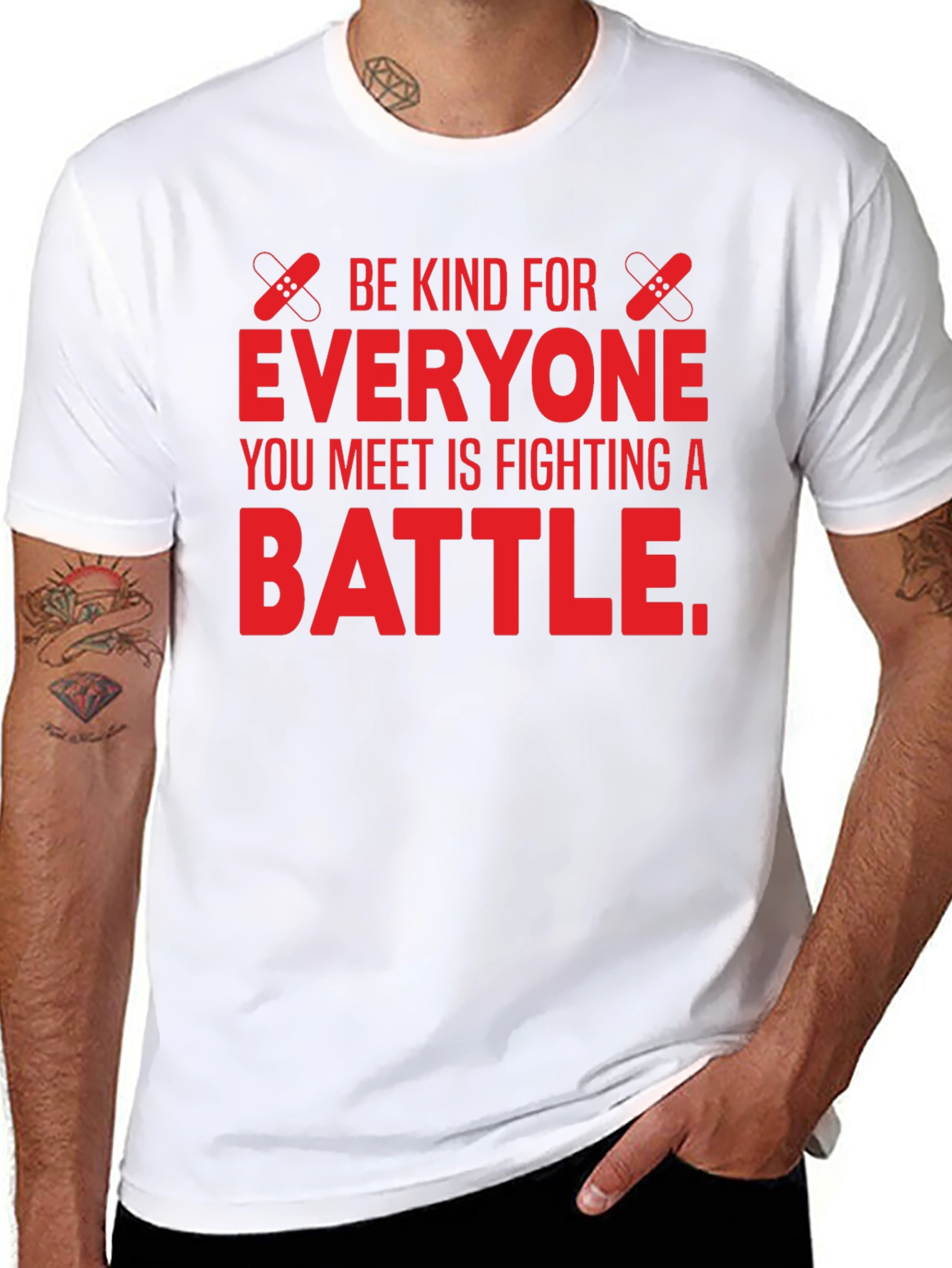 Be Kind T-Shirt: Everyone Fights a Battle