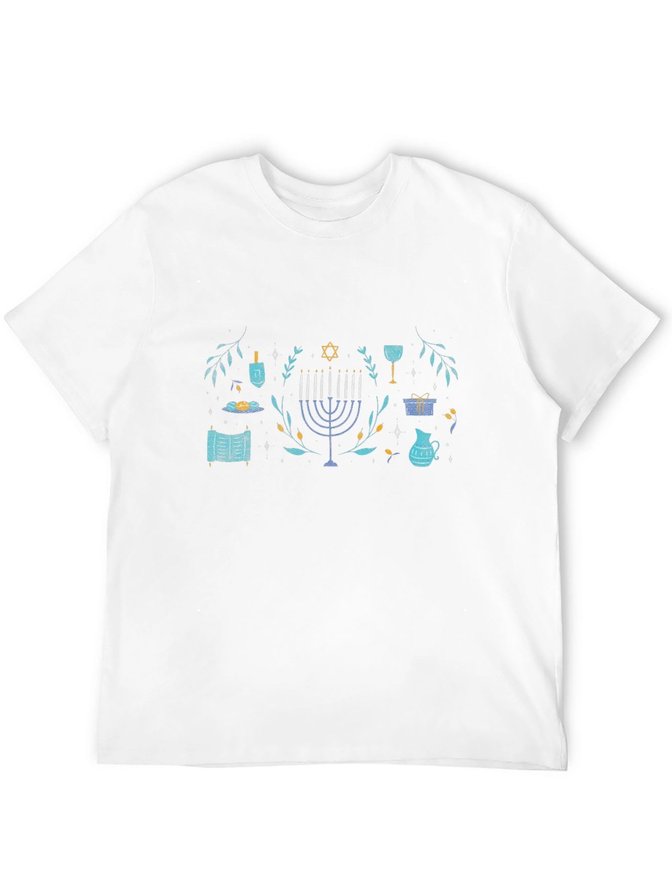 Hanukkah Celebration T-Shirt - Festive Holiday Design