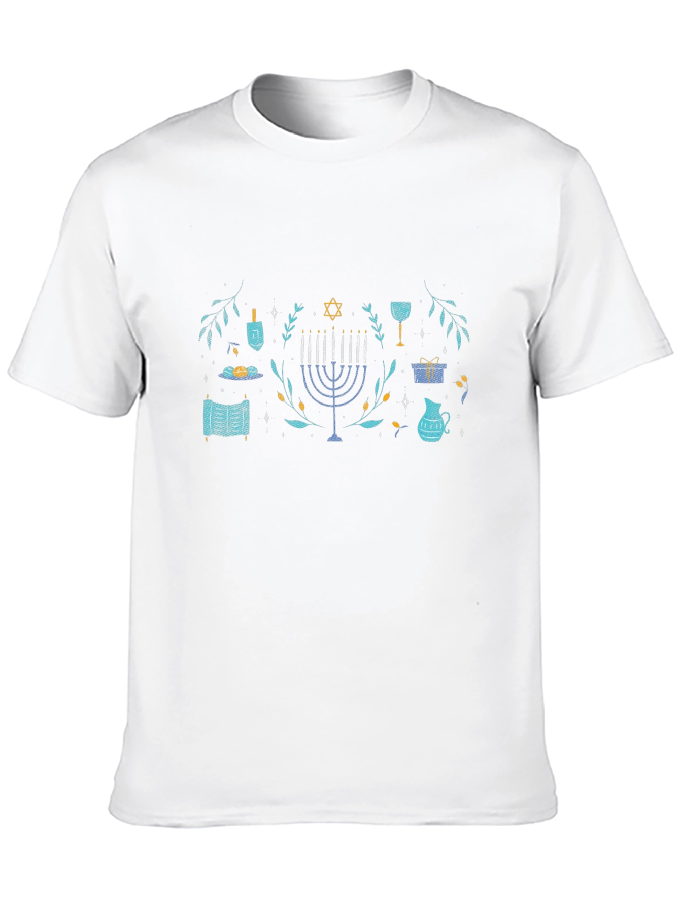 Hanukkah Celebration T-Shirt - Festive Holiday Design