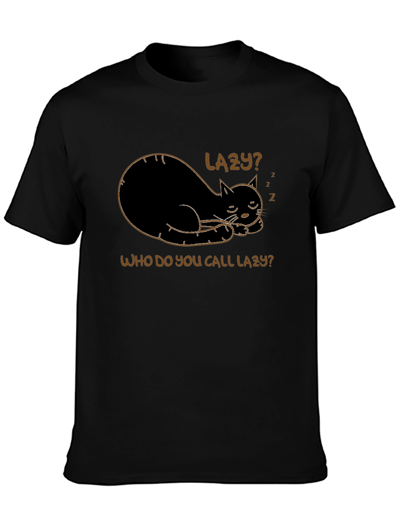 Lazy Cat T-Shirt - Funny & Comfy