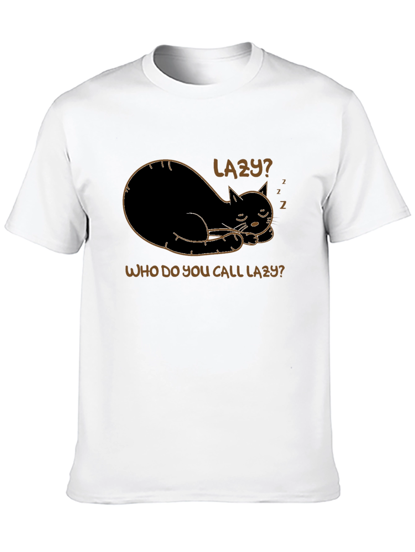 Lazy Cat T-Shirt - Funny & Comfy