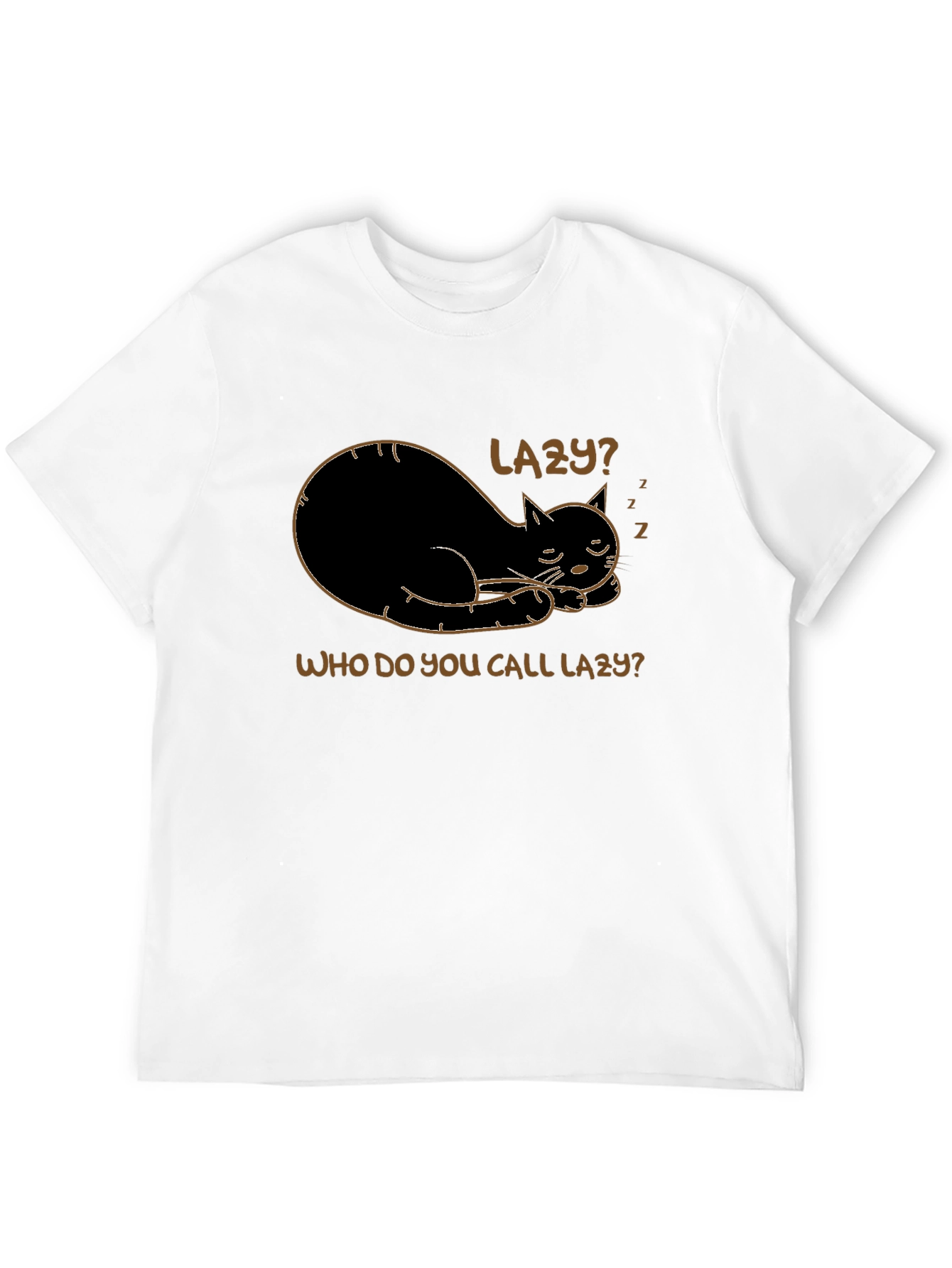 Lazy Cat T-Shirt - Funny & Comfy