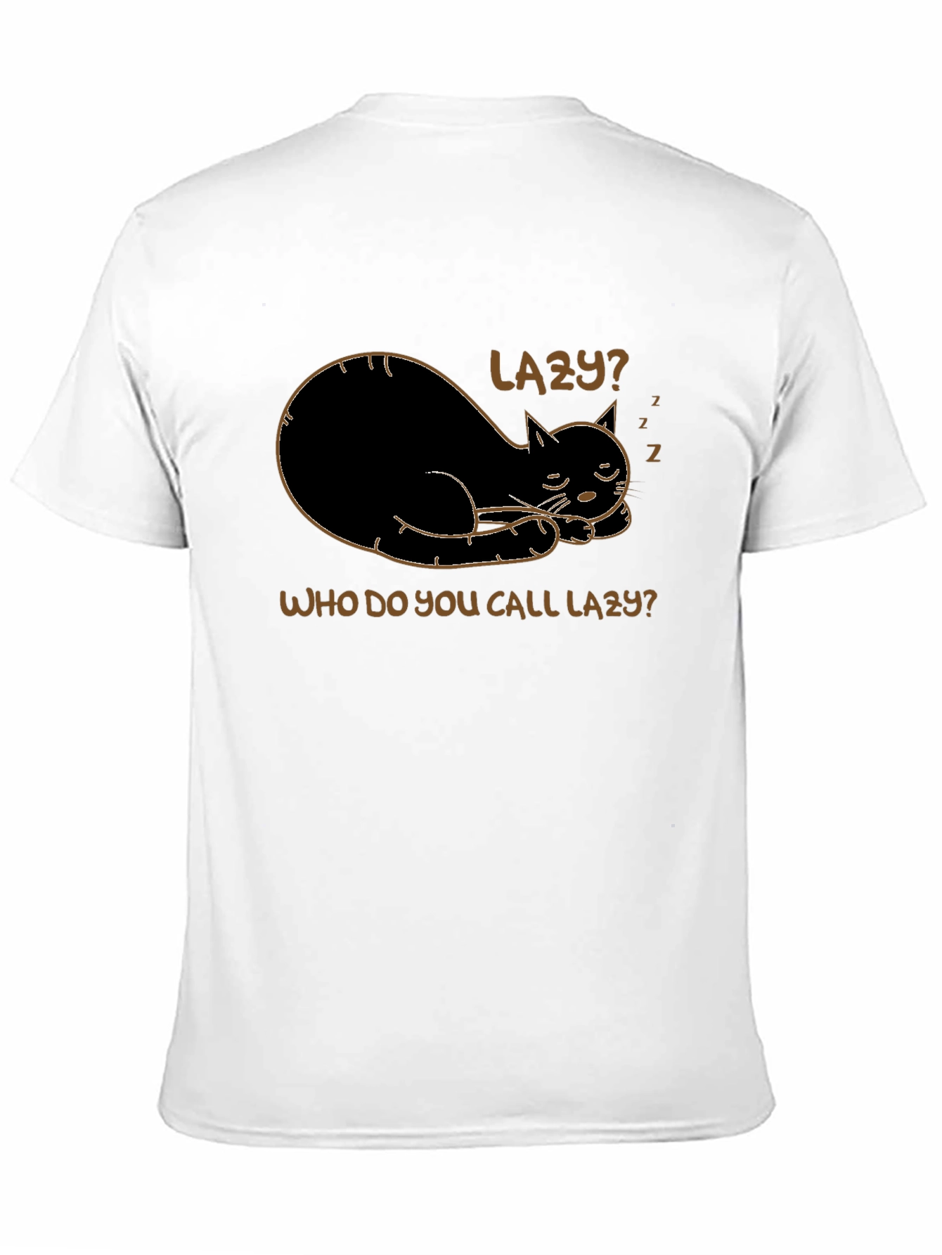 Lazy Cat T-Shirt - Funny & Comfy