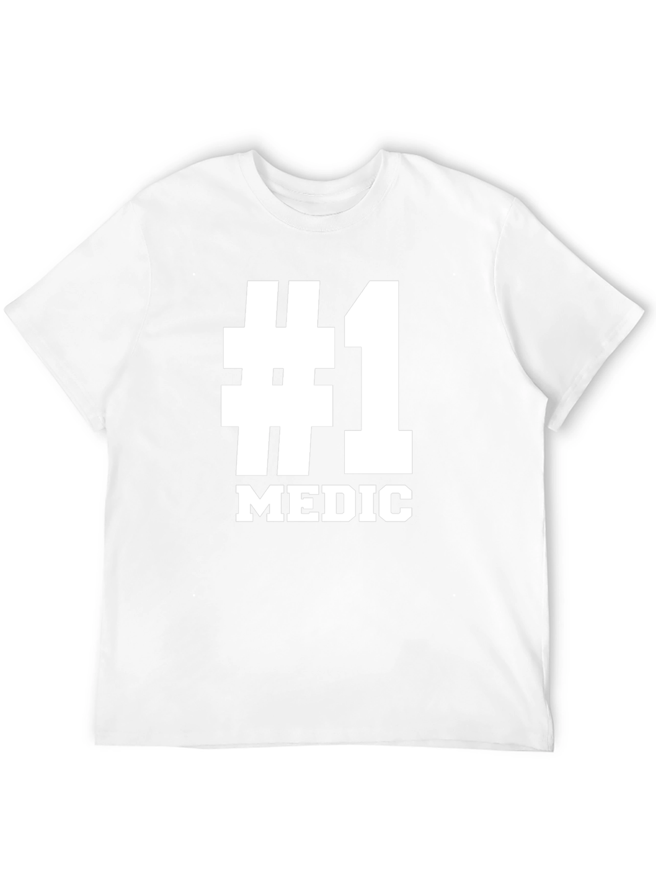 #1 Medic T-Shirt - Black Short Sleeve