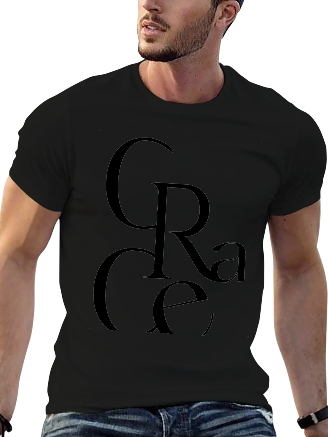 Graceful Black T-Shirt