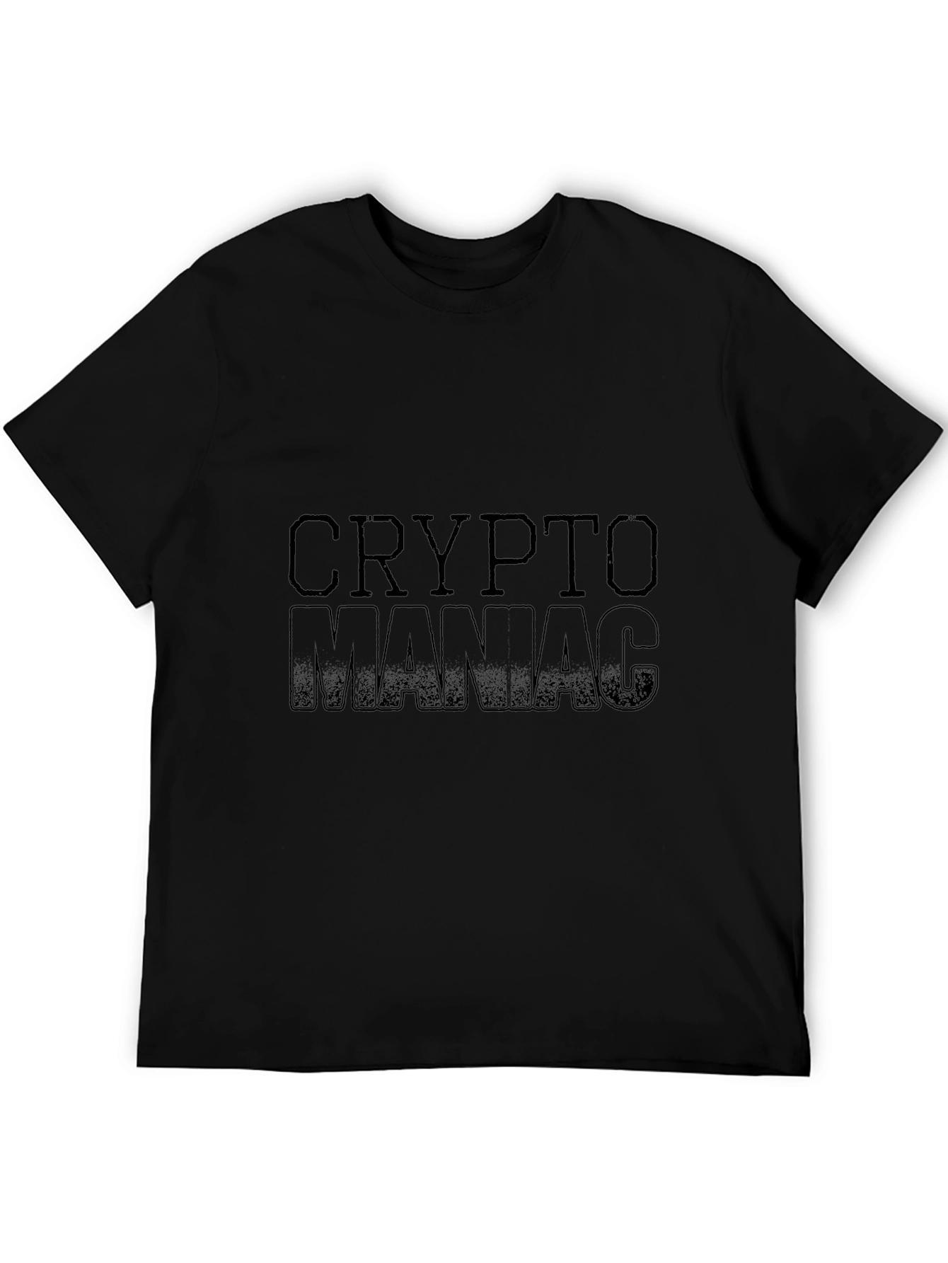 Crypto Maniac Black T-Shirt