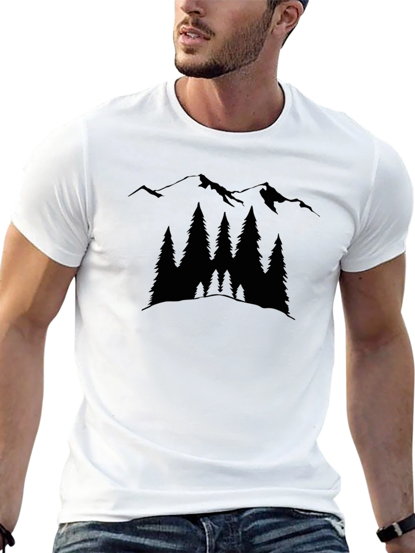 Mountain & Forest Graphic Tee - Adventure Awaits!