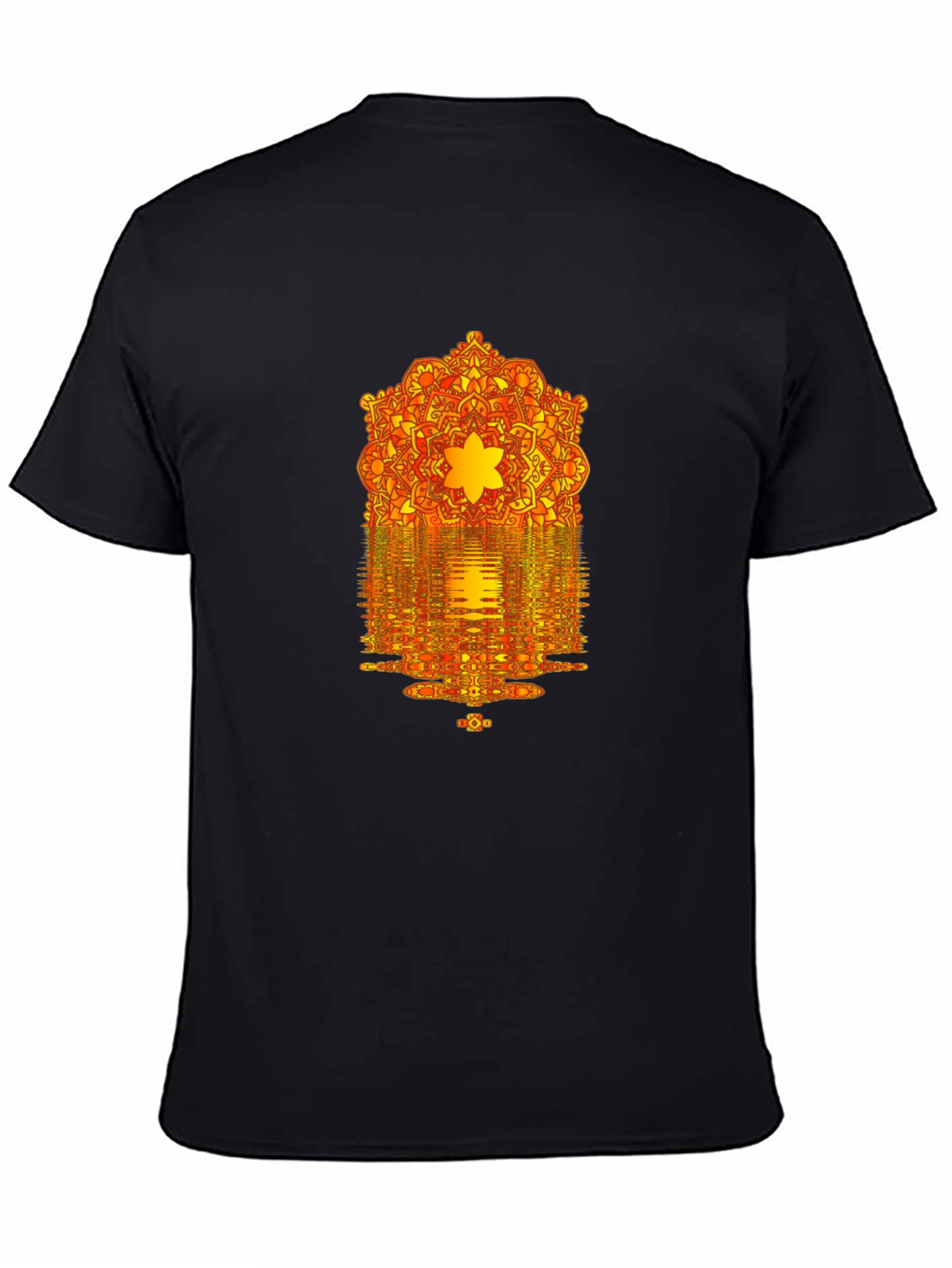 Mandala Reflection Graphic T-Shirt