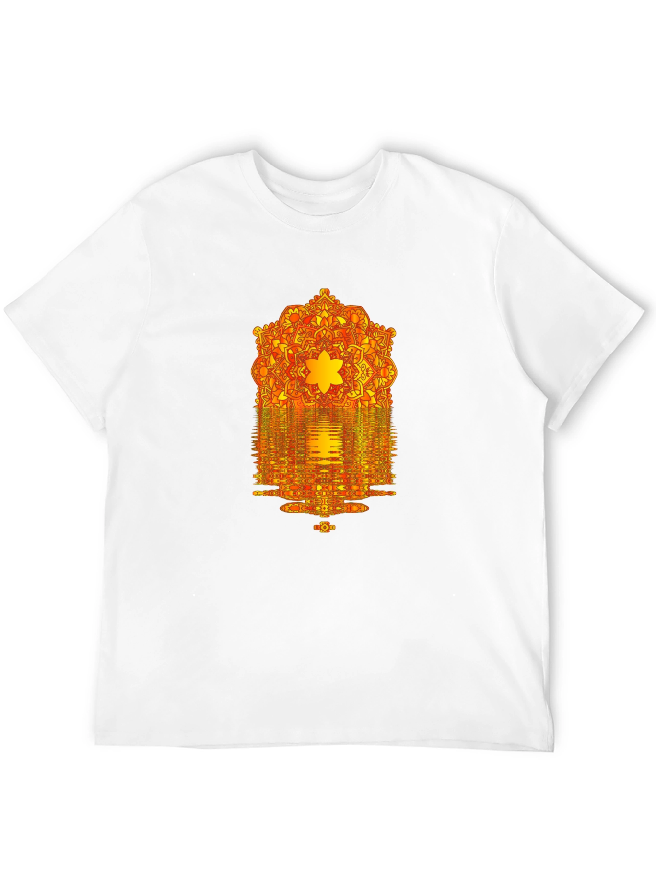 Mandala Reflection Graphic T-Shirt