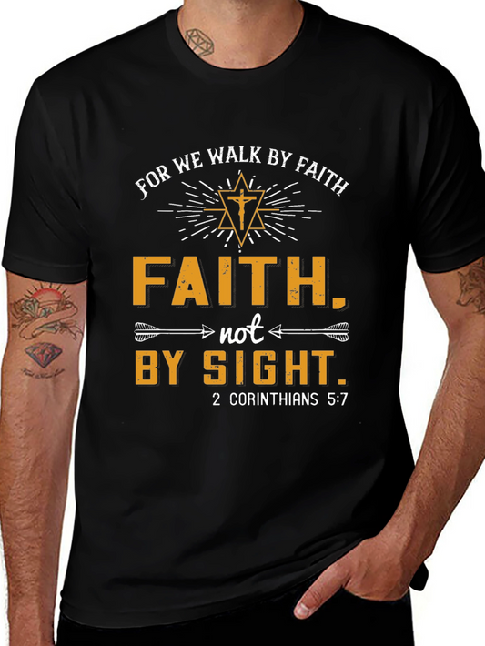 Faith T-Shirt - Walk by Faith - Christian Tee
