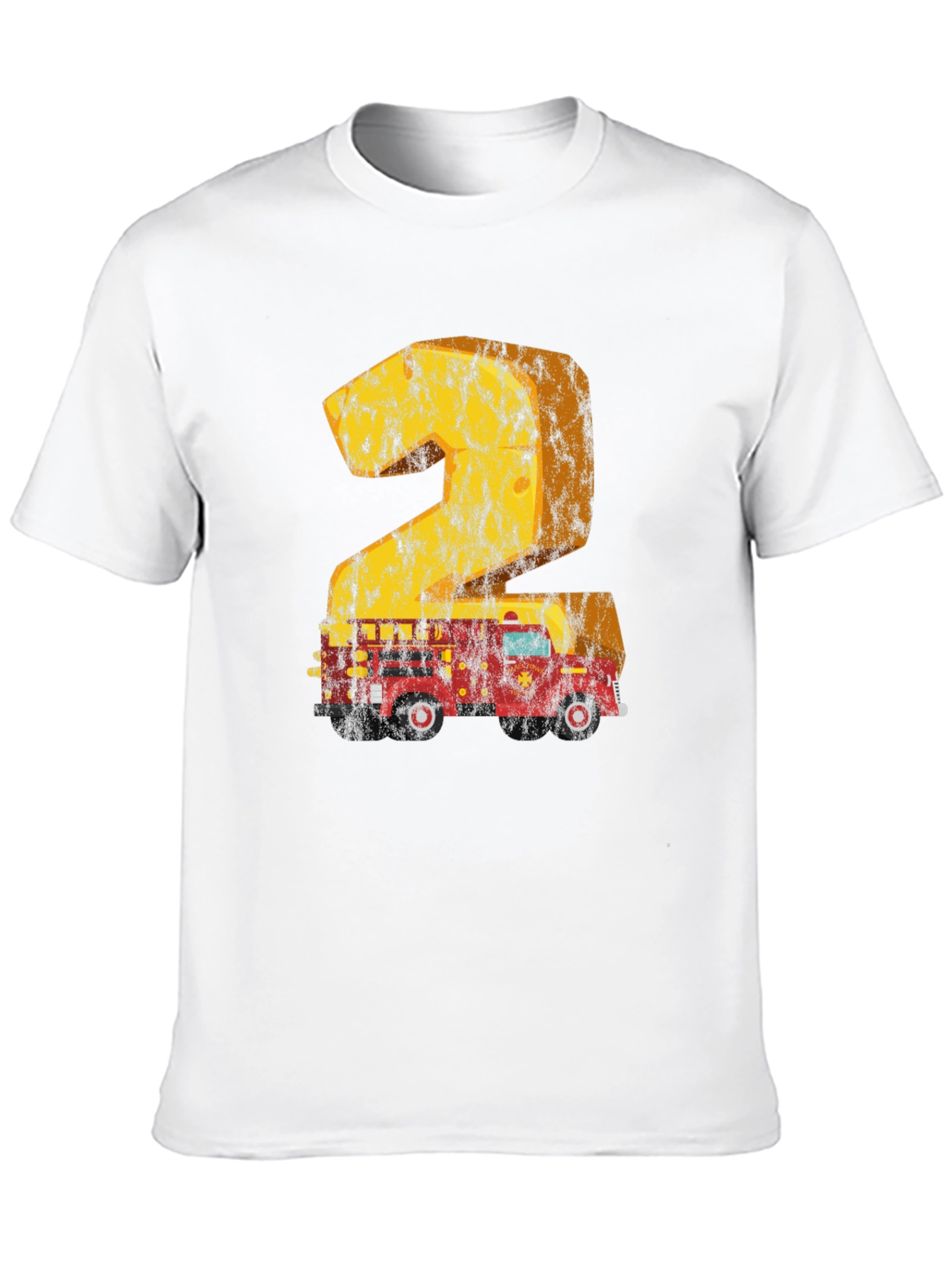 Firetruck 2nd Birthday T-Shirt