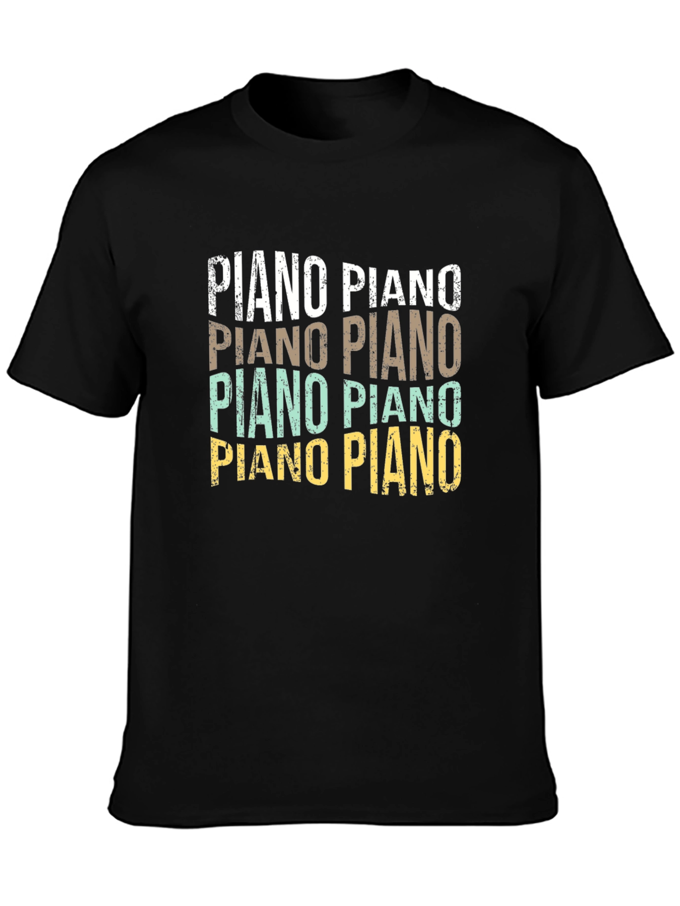 Piano Retro Style T-Shirt