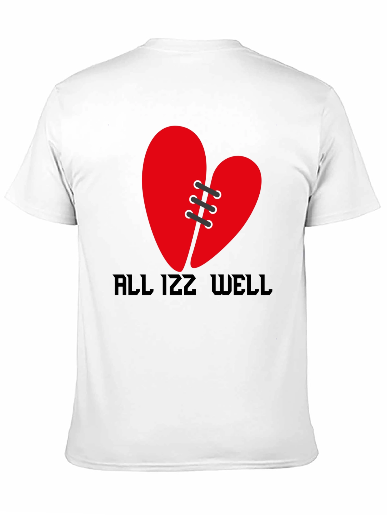 Mended Heart Graphic Tee - All Izz Well Shirt