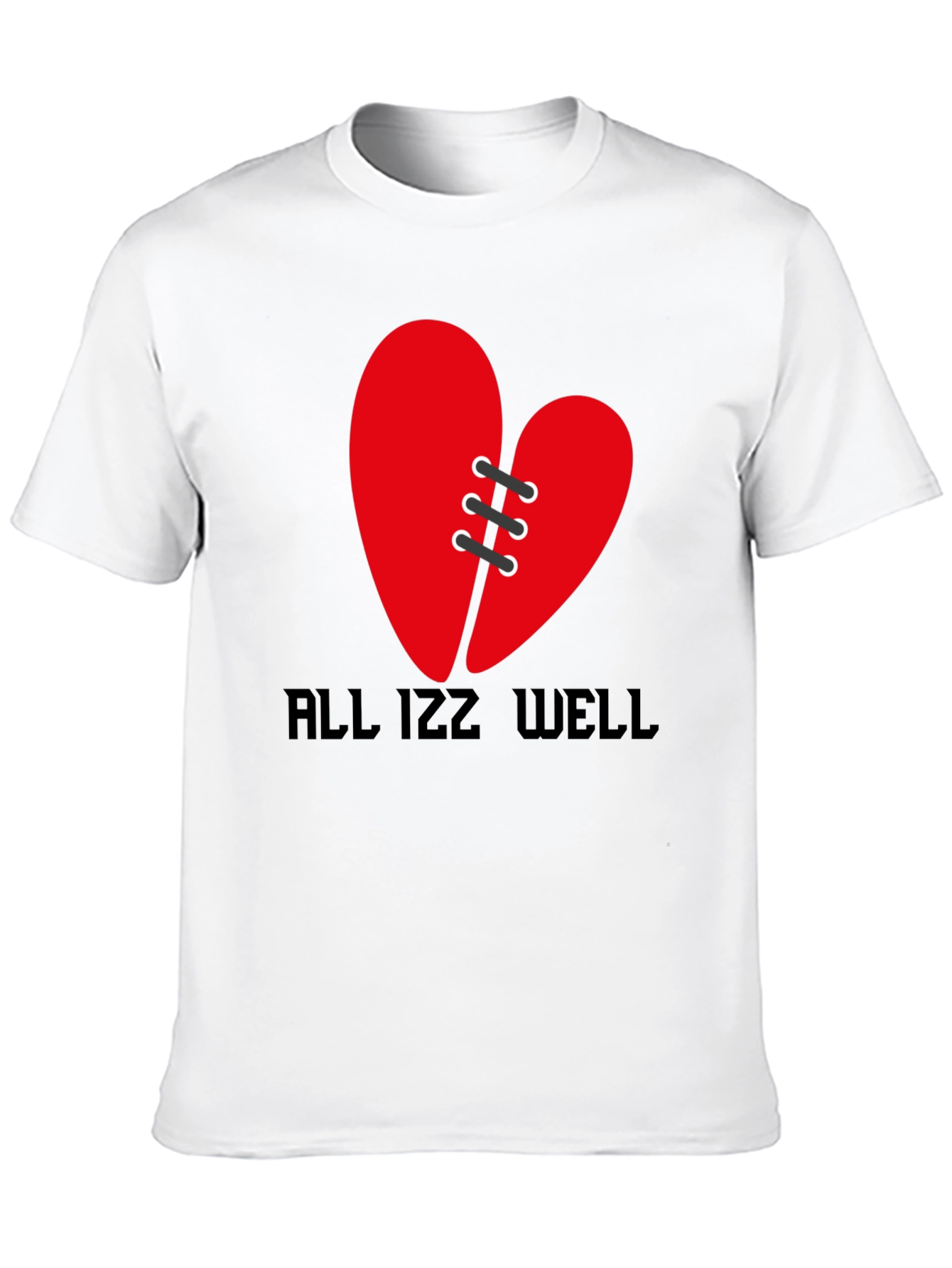 Mended Heart Graphic Tee - All Izz Well Shirt