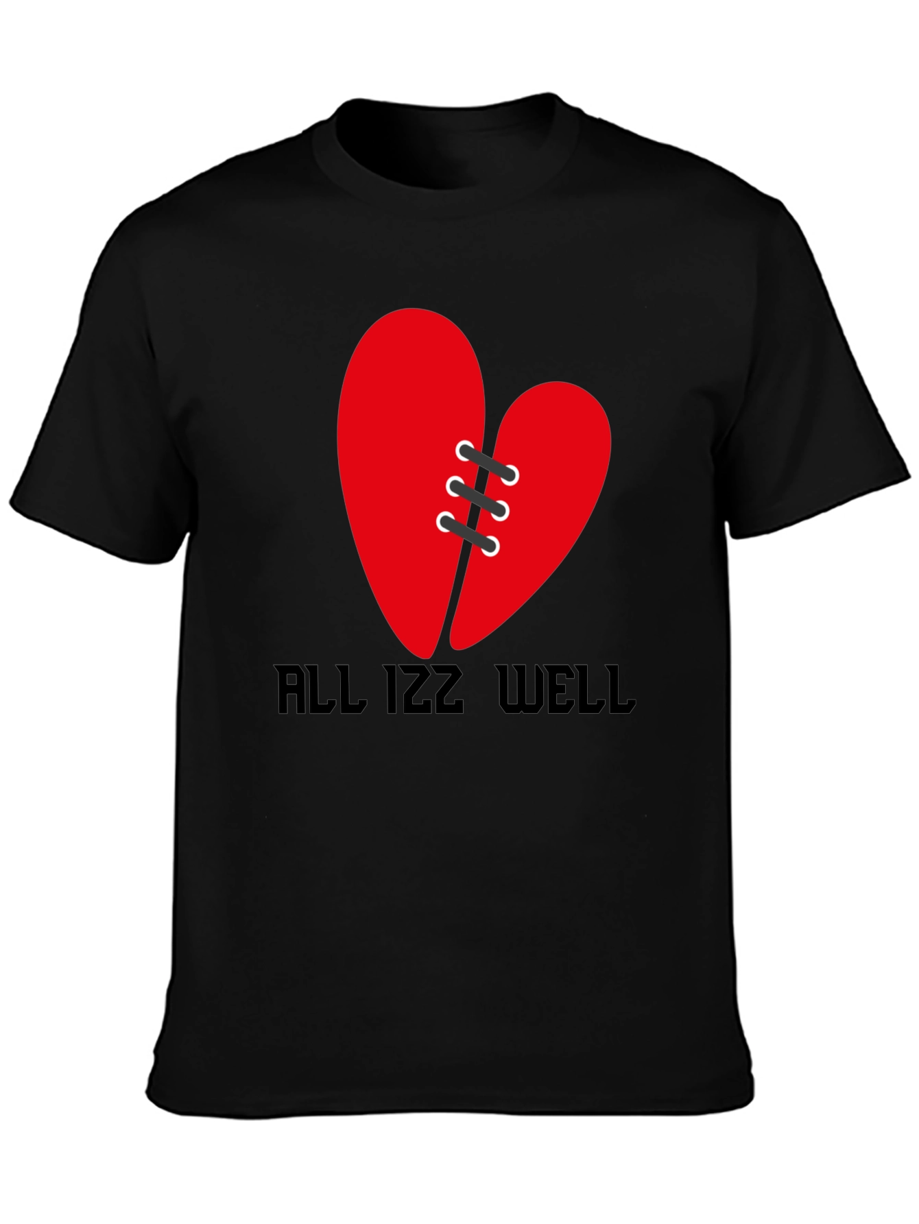Mended Heart Graphic Tee - All Izz Well Shirt