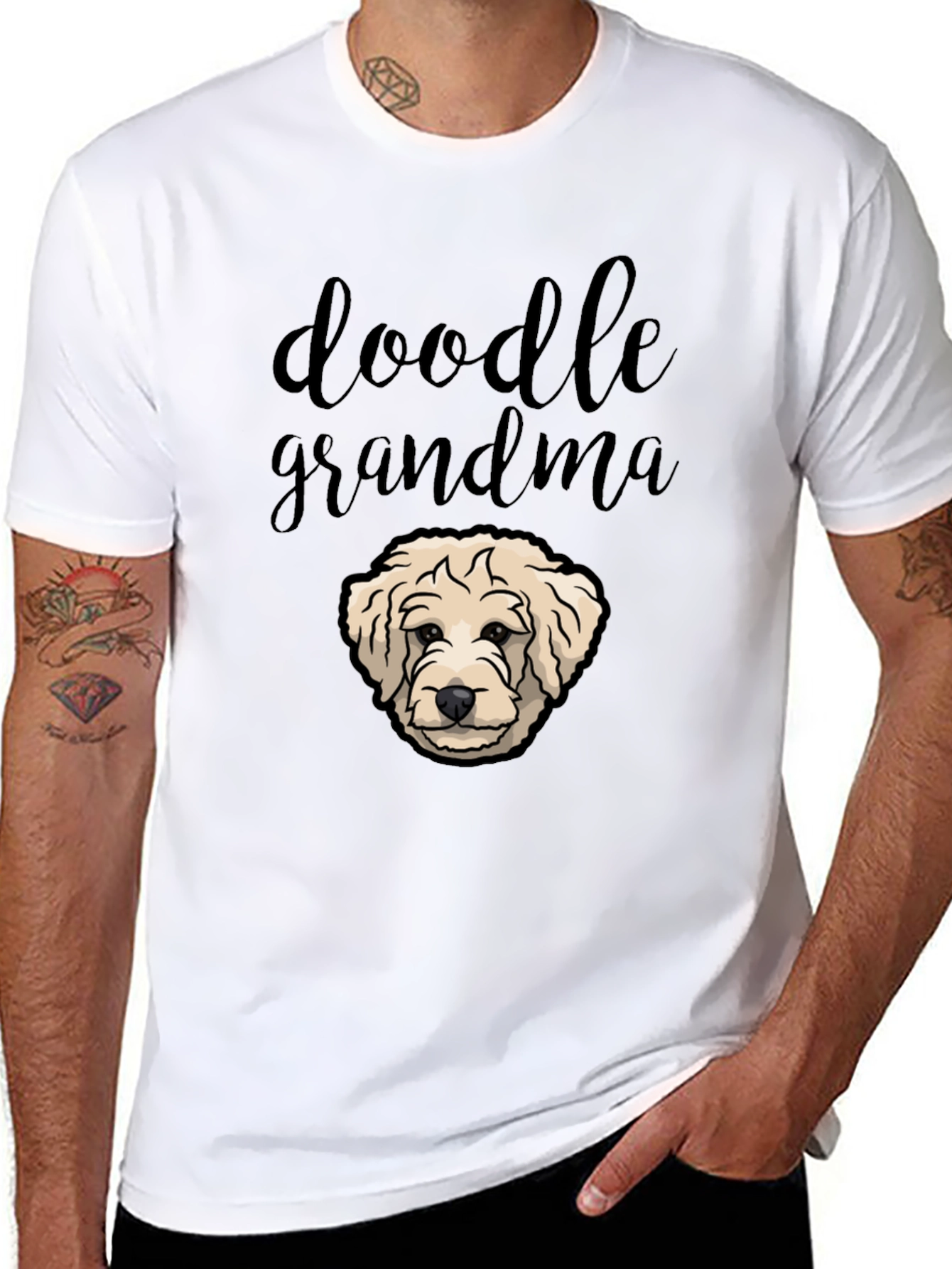 Doodle Grandma T-Shirt | Cute Dog Lover Tee