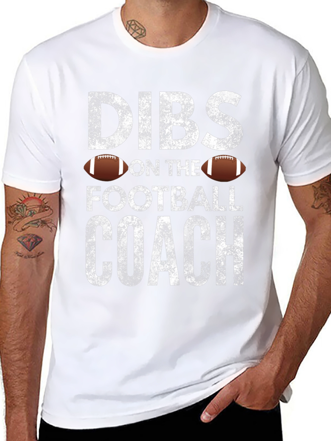 Dibs on The Football Coach Graphic Tee
