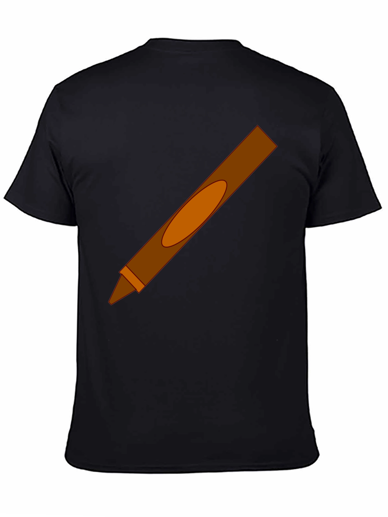 Brown Crayon Graphic Tee