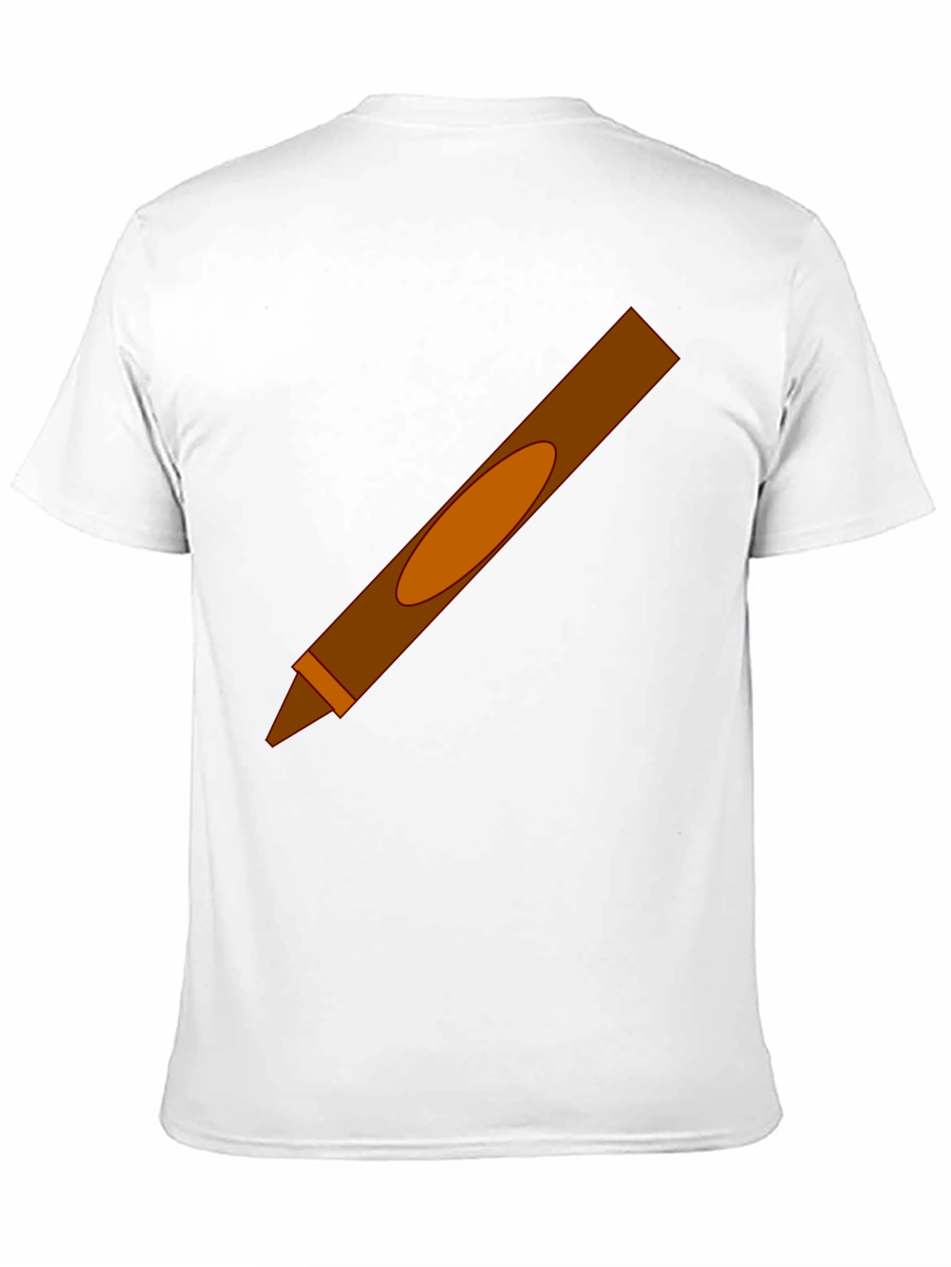 Brown Crayon Graphic Tee