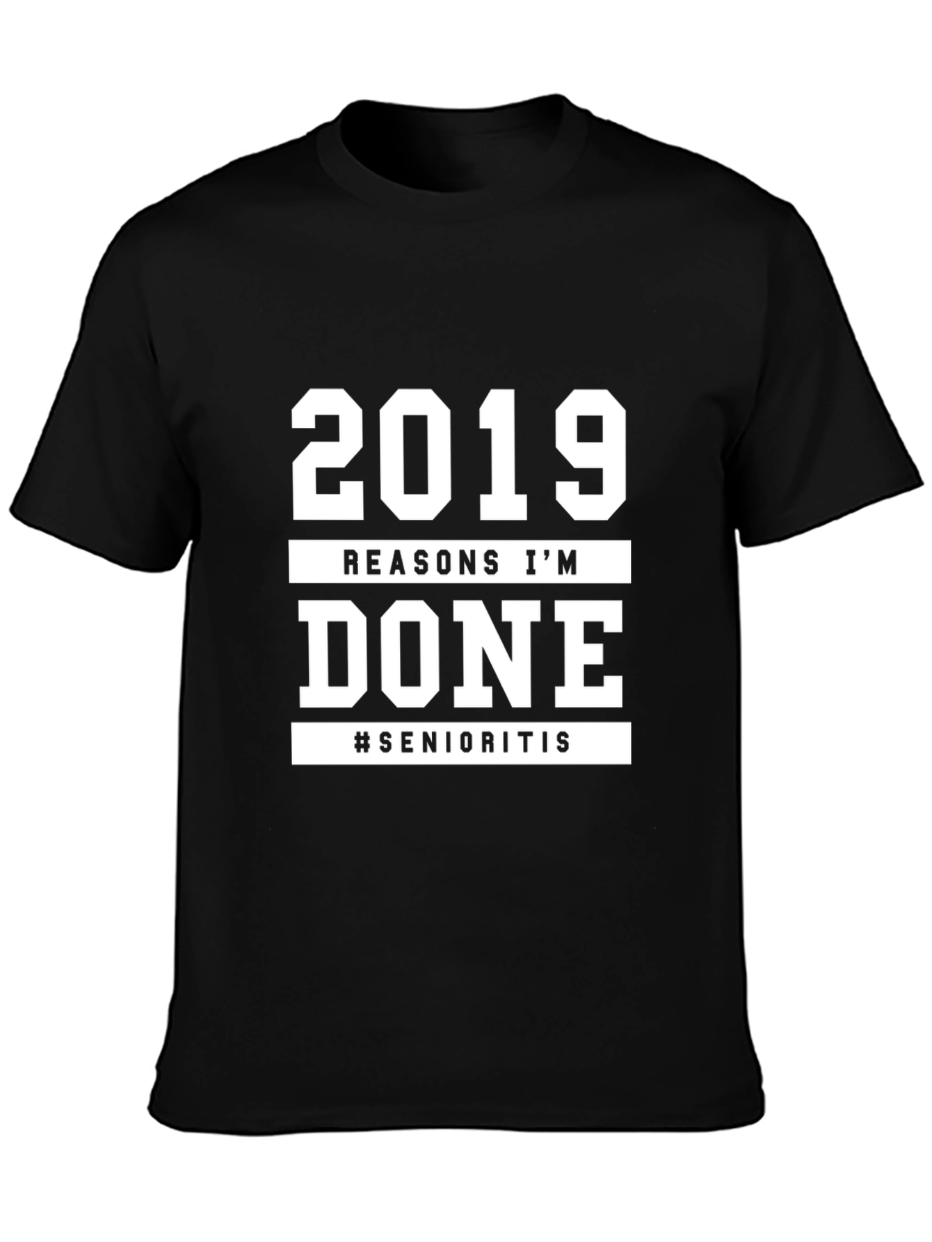Senioritis 2019 Graphic T-Shirt