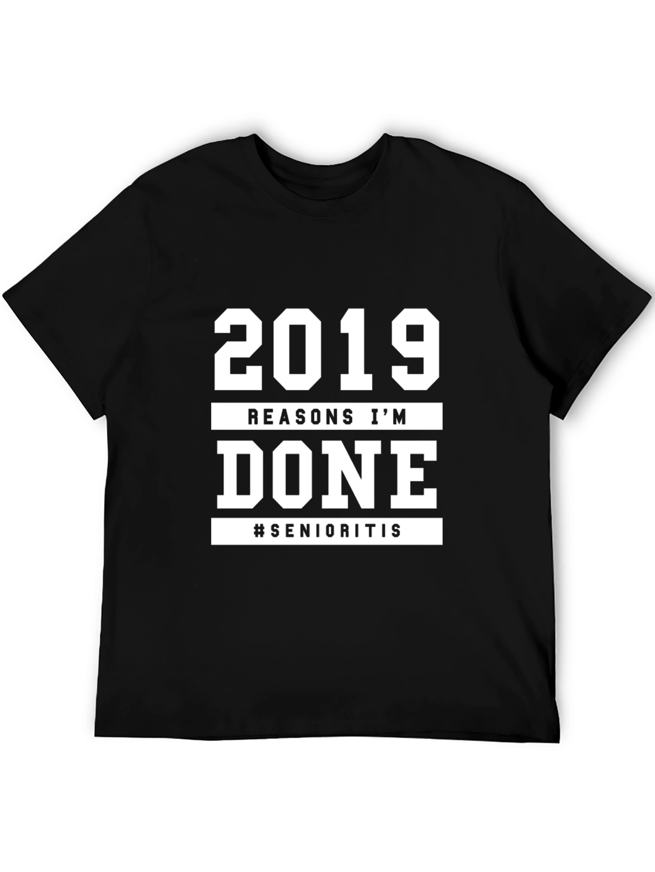 Senioritis 2019 Graphic T-Shirt