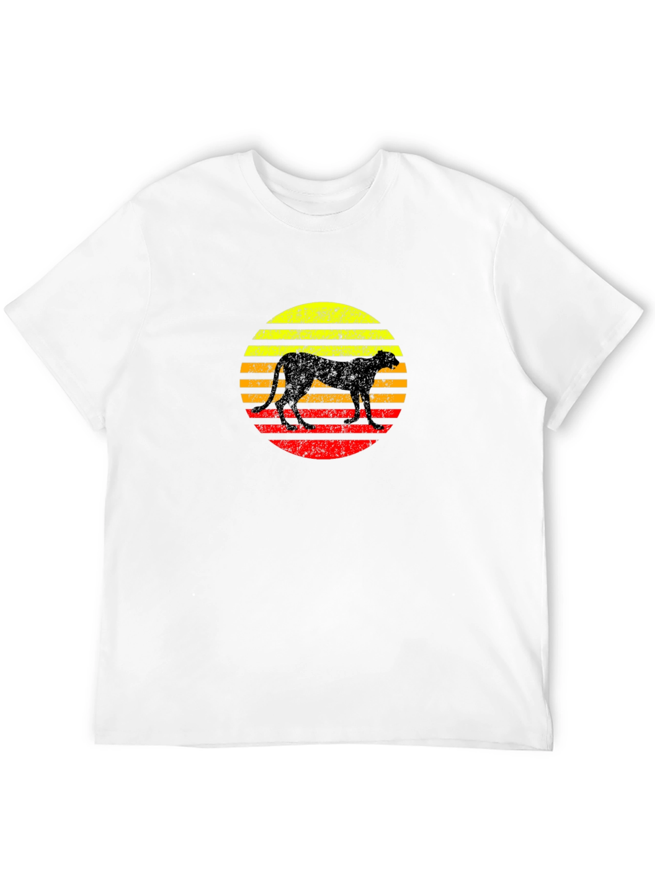 Retro Cheetah Graphic T-Shirt