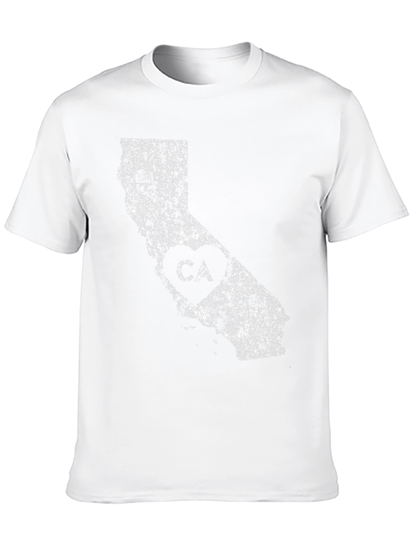 California State Distressed Graphic T-Shirt