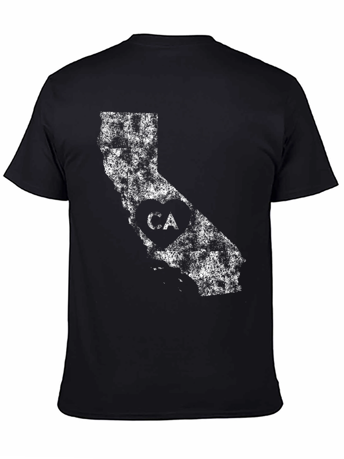 California State Distressed Graphic T-Shirt