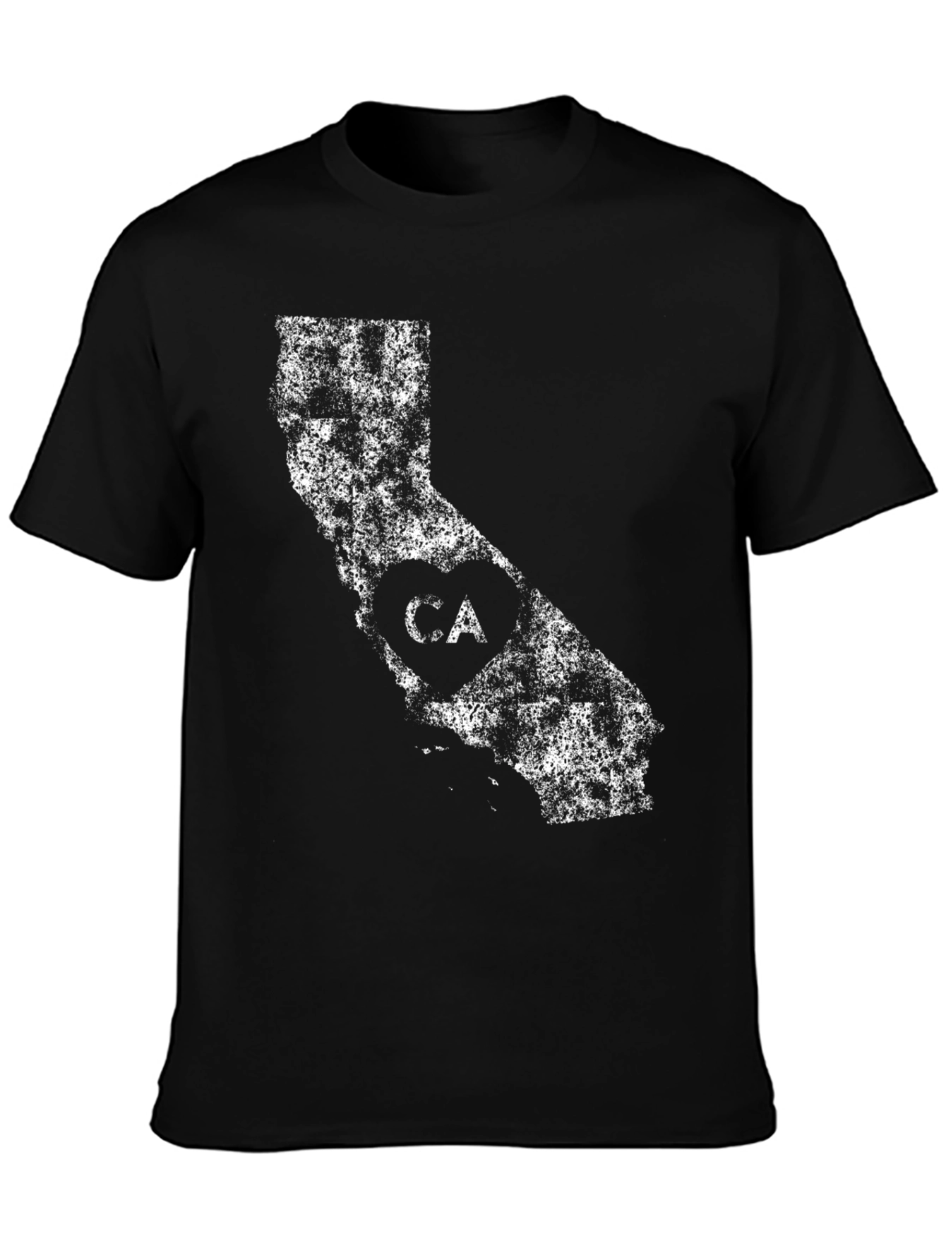 California State Distressed Graphic T-Shirt