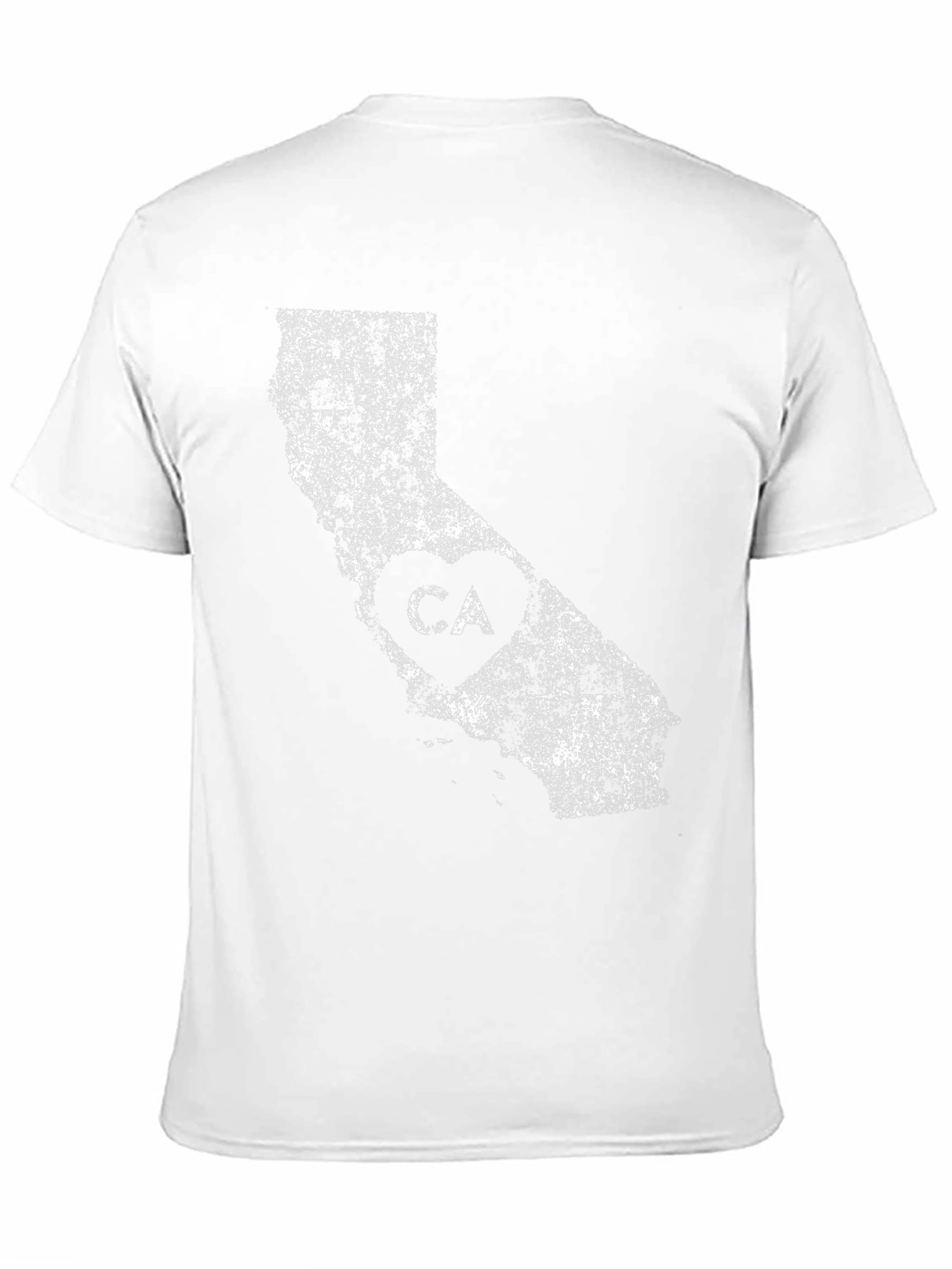 California State Distressed Graphic T-Shirt