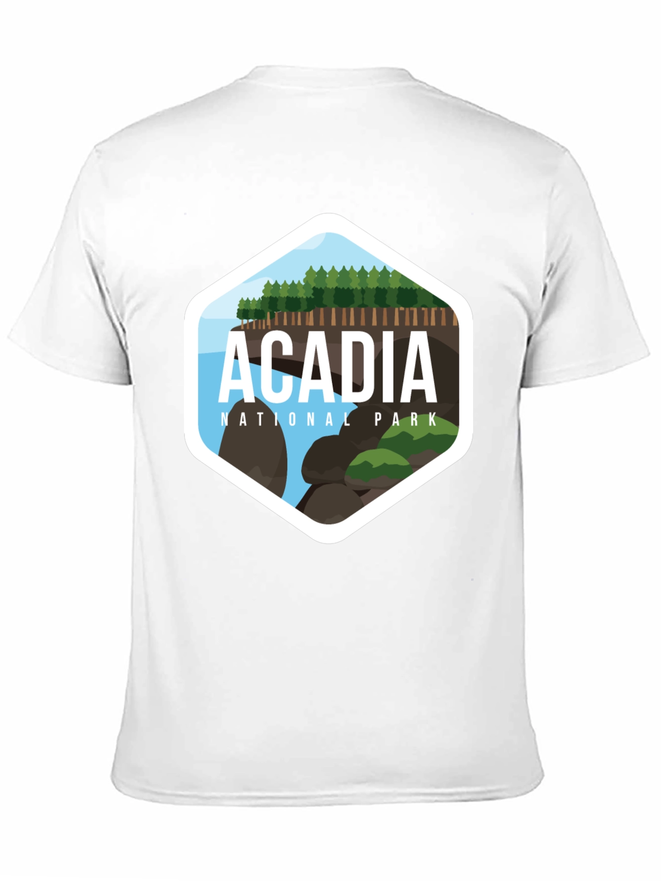Acadia National Park Black T-Shirt