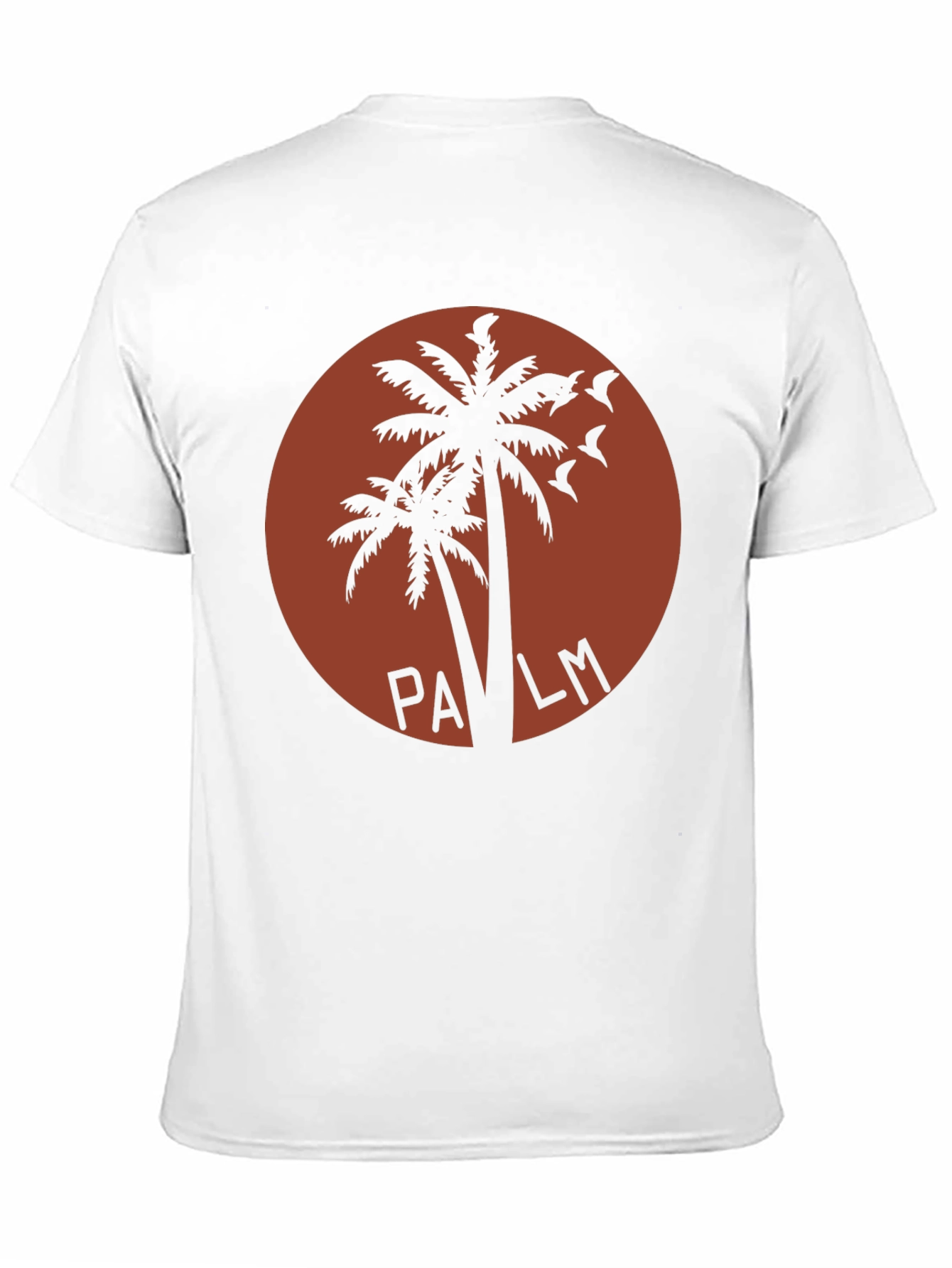Retro Palm Tree Graphic T-Shirt - Black