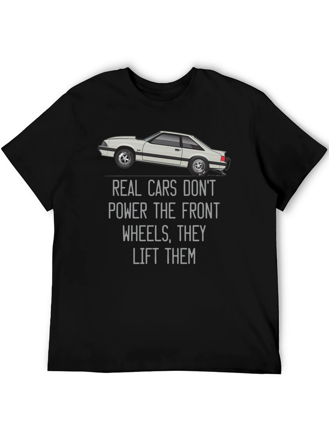 Real Cars Lift Front Wheels Graphic Tee